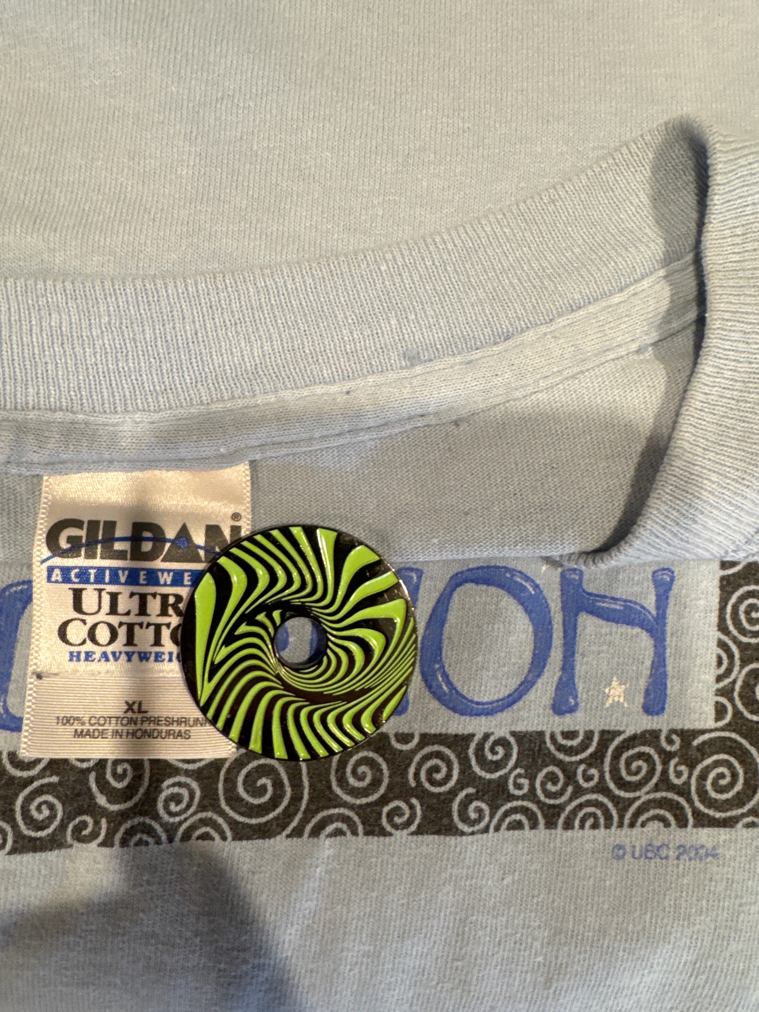 Phil Lesh Unbroken Chain Foundation 2010 Distressed Blue T-Shirt XL