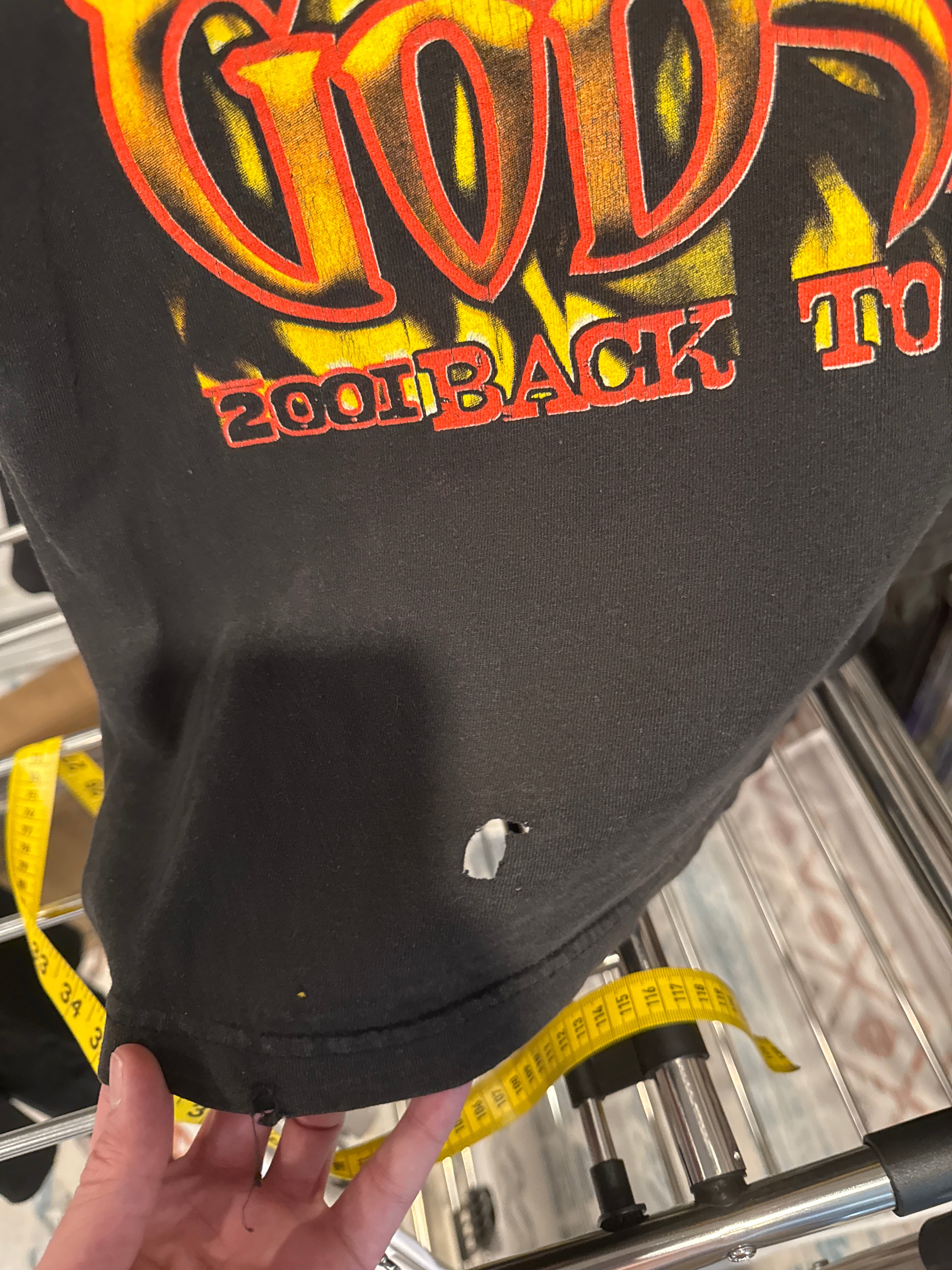 2001 Godsmack Back To School Deftones Cky Puddle of Mudd T Shirt XL