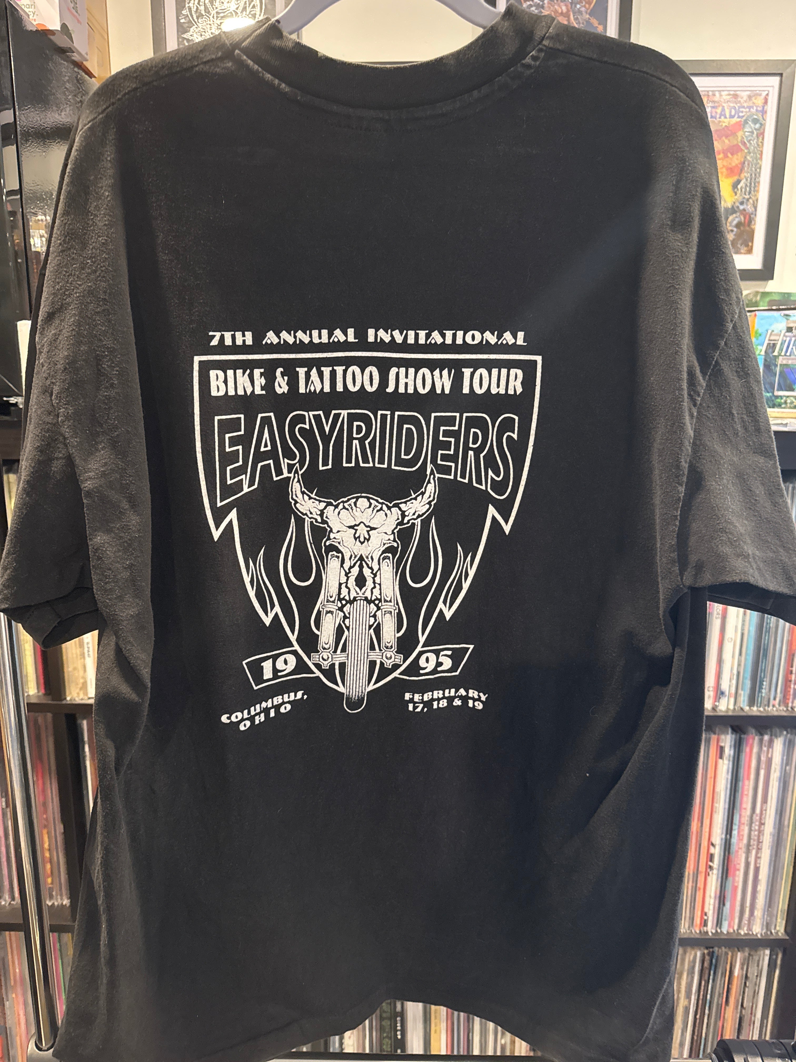 1994 Easyriders Cycle Magazine T Shirt Tattoo Bike Columbus XL T Shirt