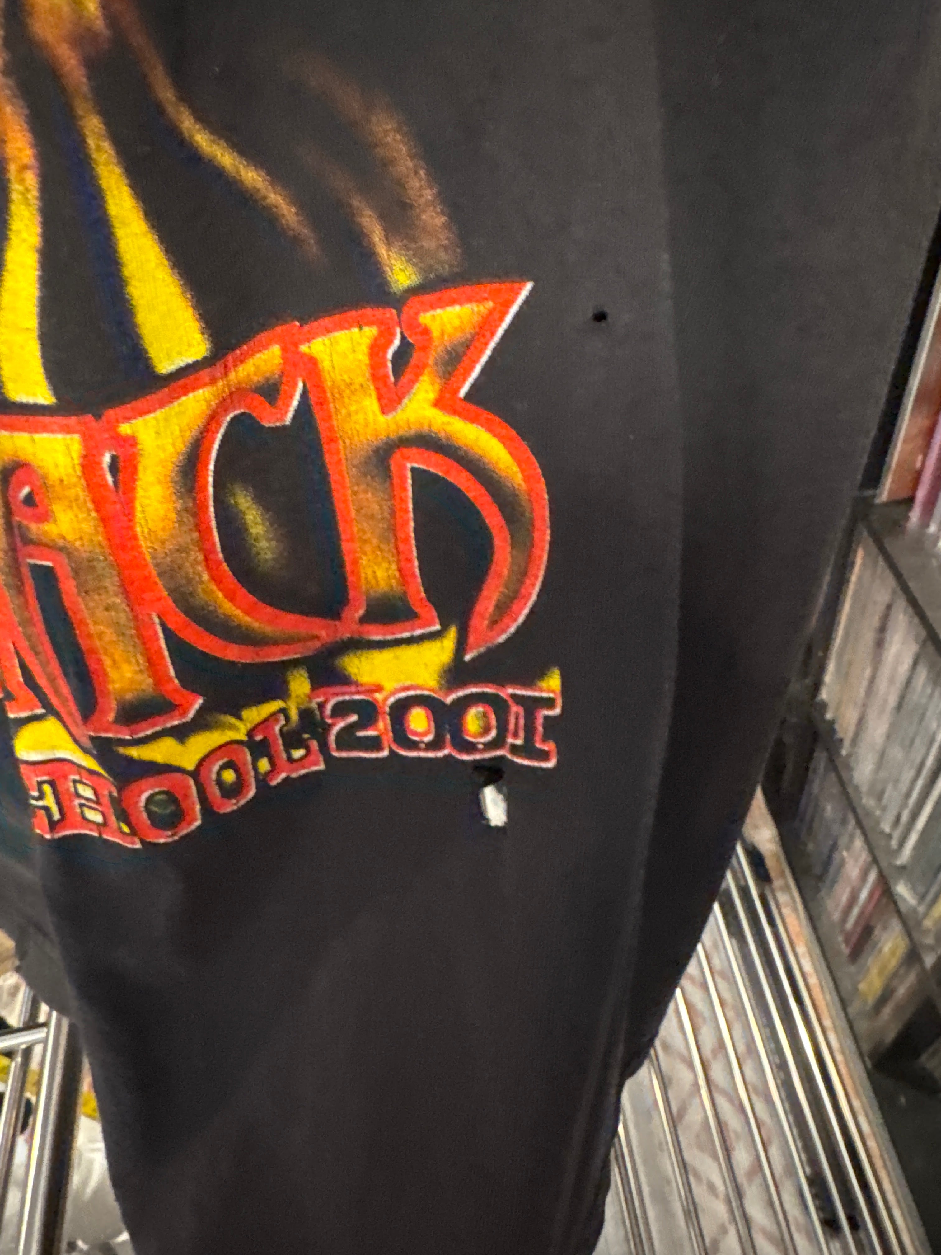 2001 Godsmack Back To School Deftones Cky Puddle of Mudd T Shirt XL