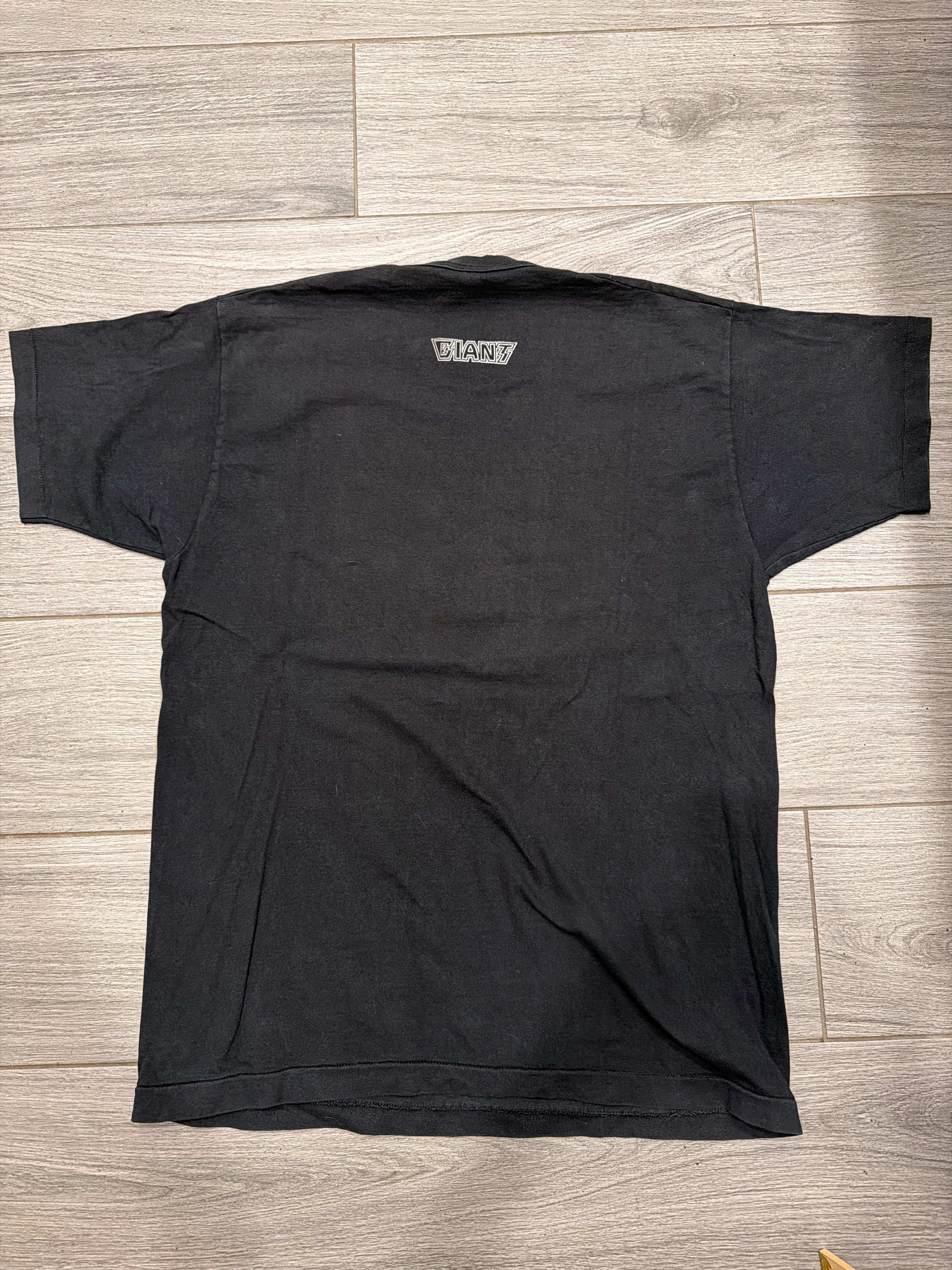 90s Obey Andre the Giant Gene Simmons Kiss Black T-Shirt Shepard XL