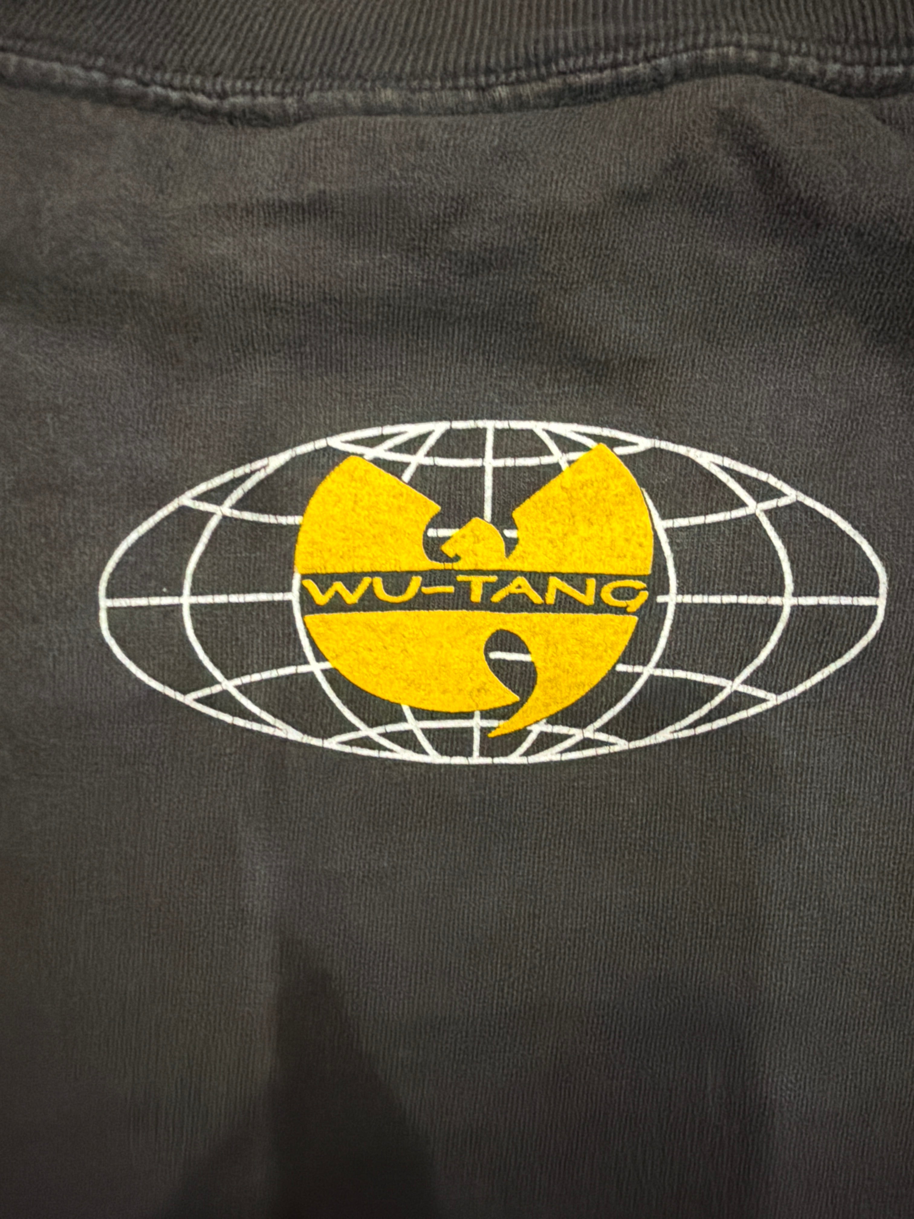90s Wu Tang Clan Single Stitched Double Sided Black Red T-Shirt Large