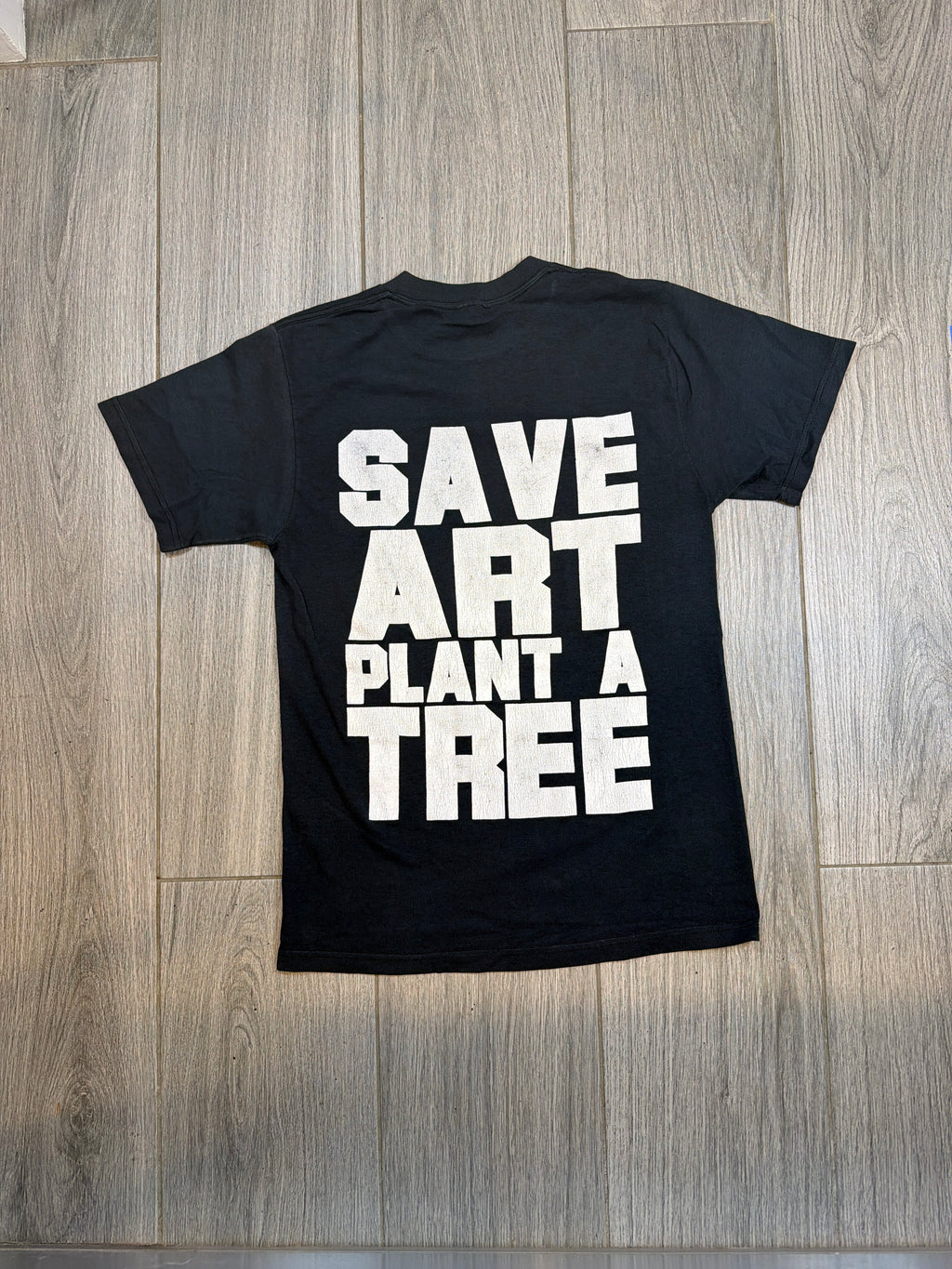 2000s Glassjaw Save Art Plant a Tree Black T-Shirt Small