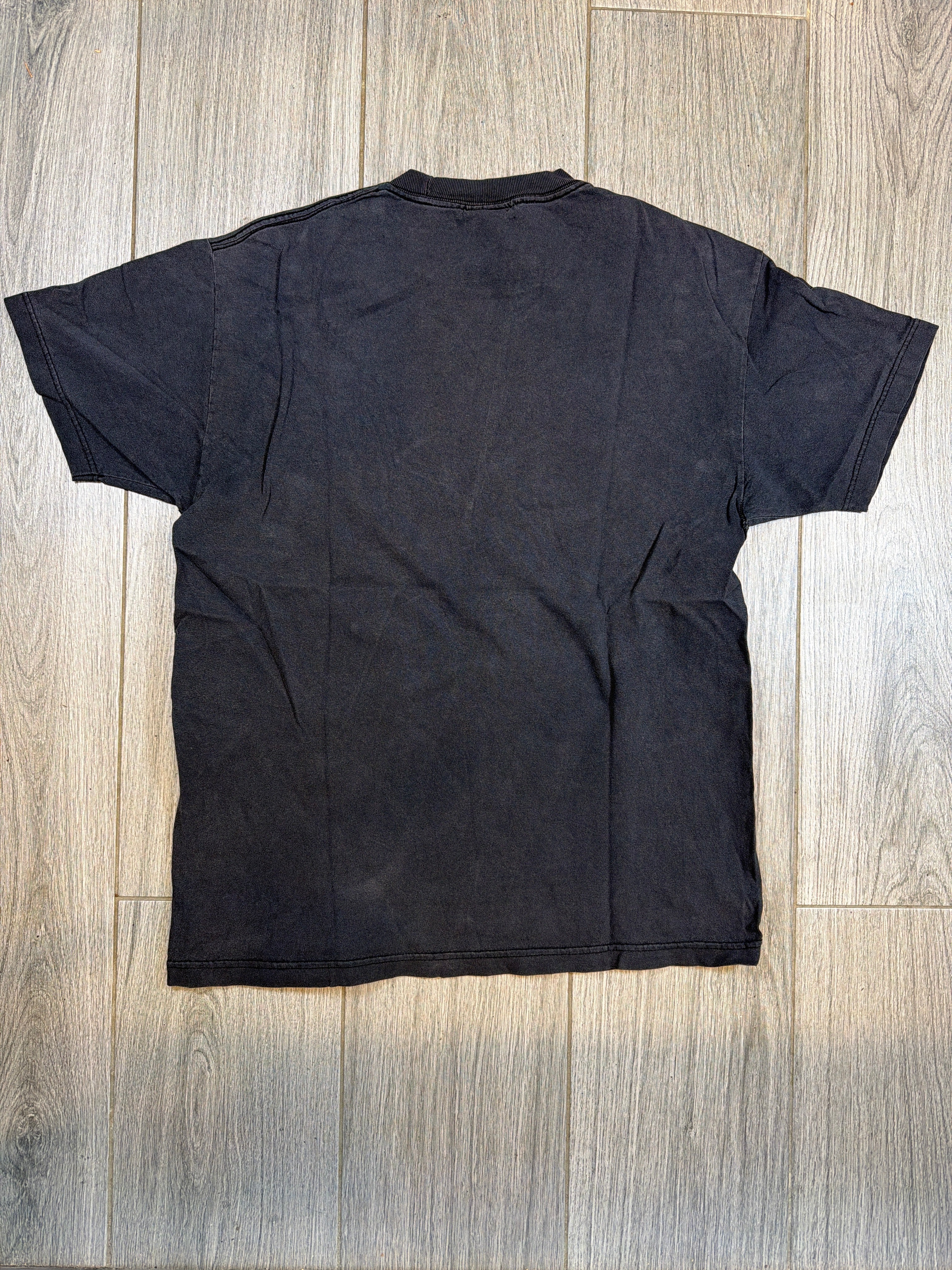 Zero or Die Skateboarding Faded Black T-Shirt Large