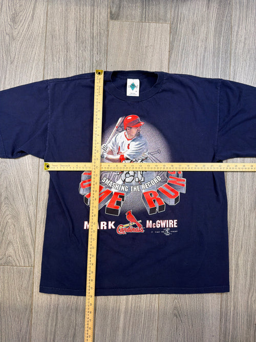 Mark Mcgwire Cardinals Home Runs Records T-Shirt XL