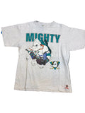 90s Mighty Ducks Nutmeg Breakthrough Grey T-Shirt Large