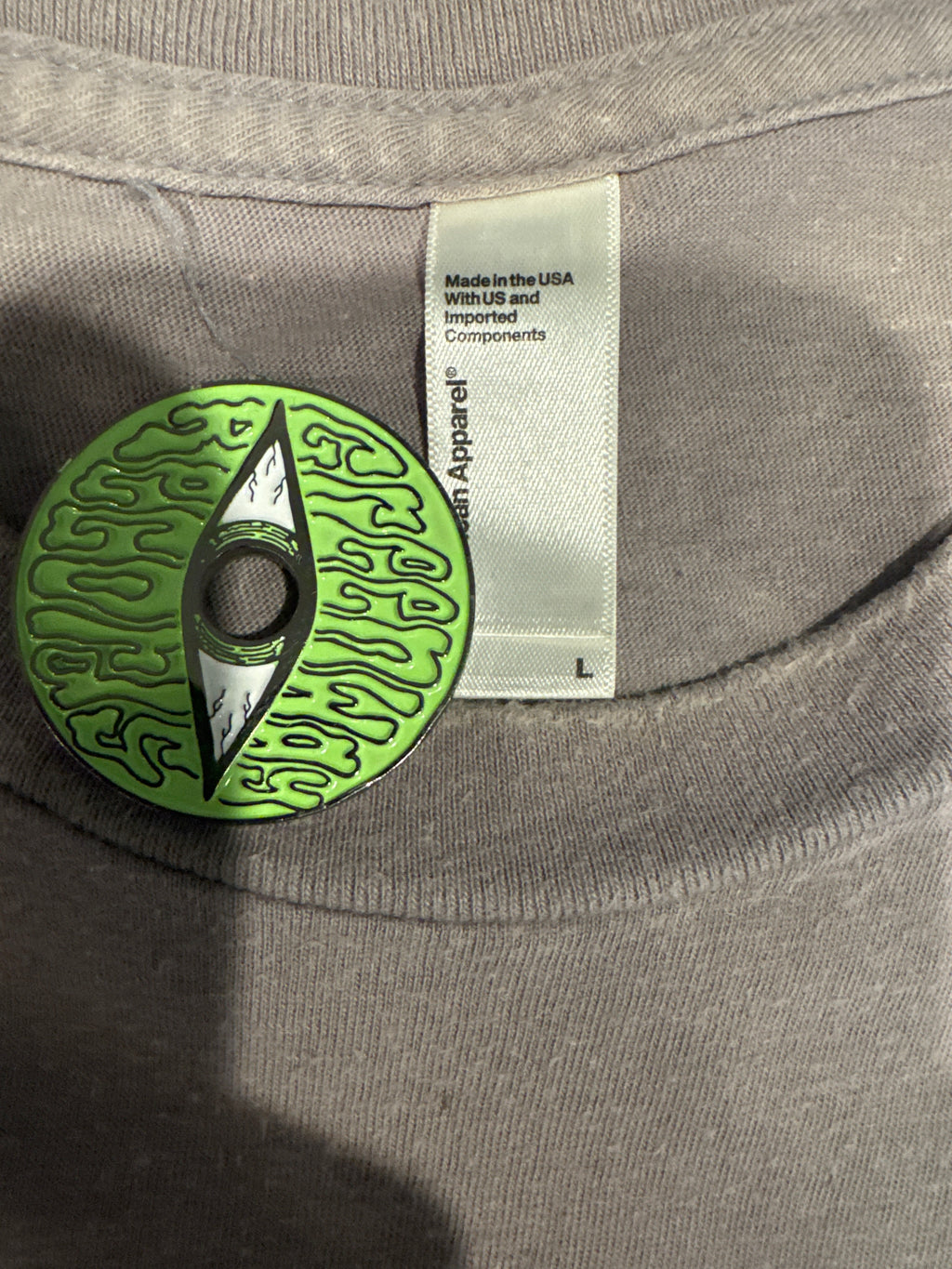 Aphex Twin Cheetah EP 2016 American Apparel Grey T-Shirt Large