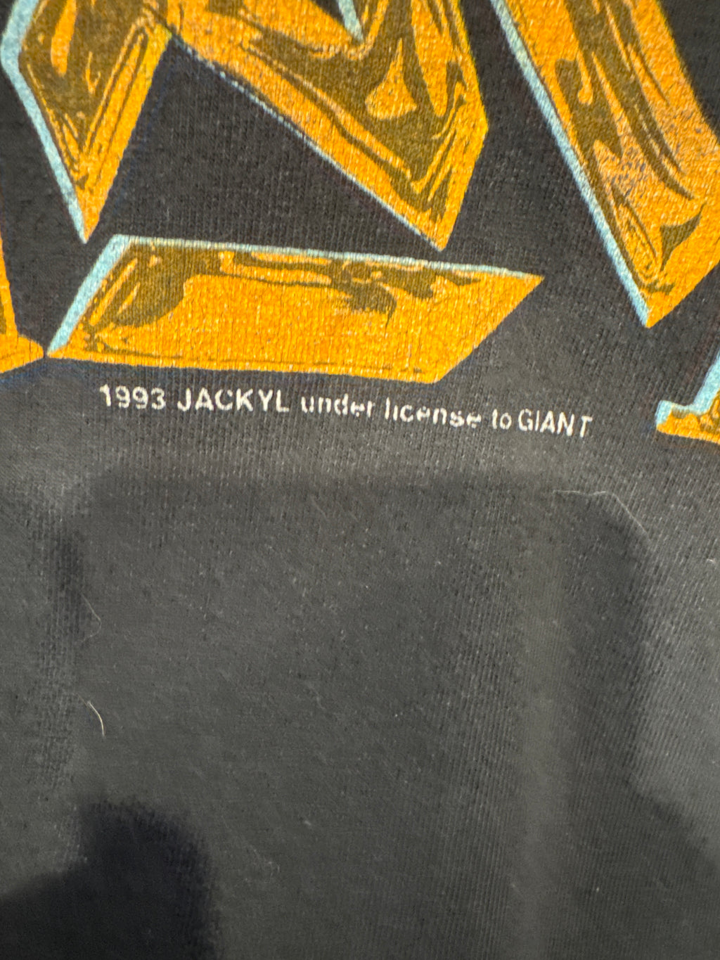 1993 Jackyl Rock Me Roll Me Giant Black T-Shirt XL
