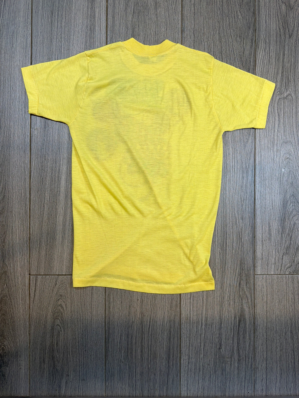Yes Going For The One Tour 1977 Vintage Yellow Prog Yellow T-Shirt Small