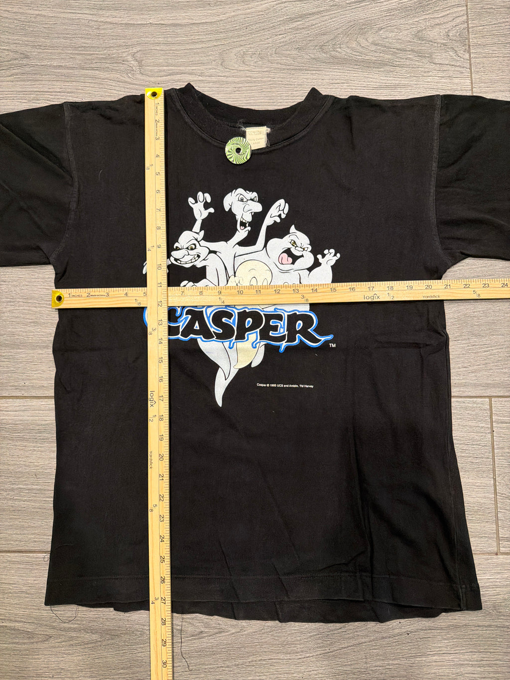 1995 Casper and Uncles Glow In The Dark Large Single Stitch T-Shirt