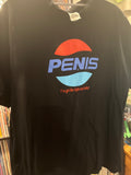 90s Penis Pepsi Parody Shirt M Black