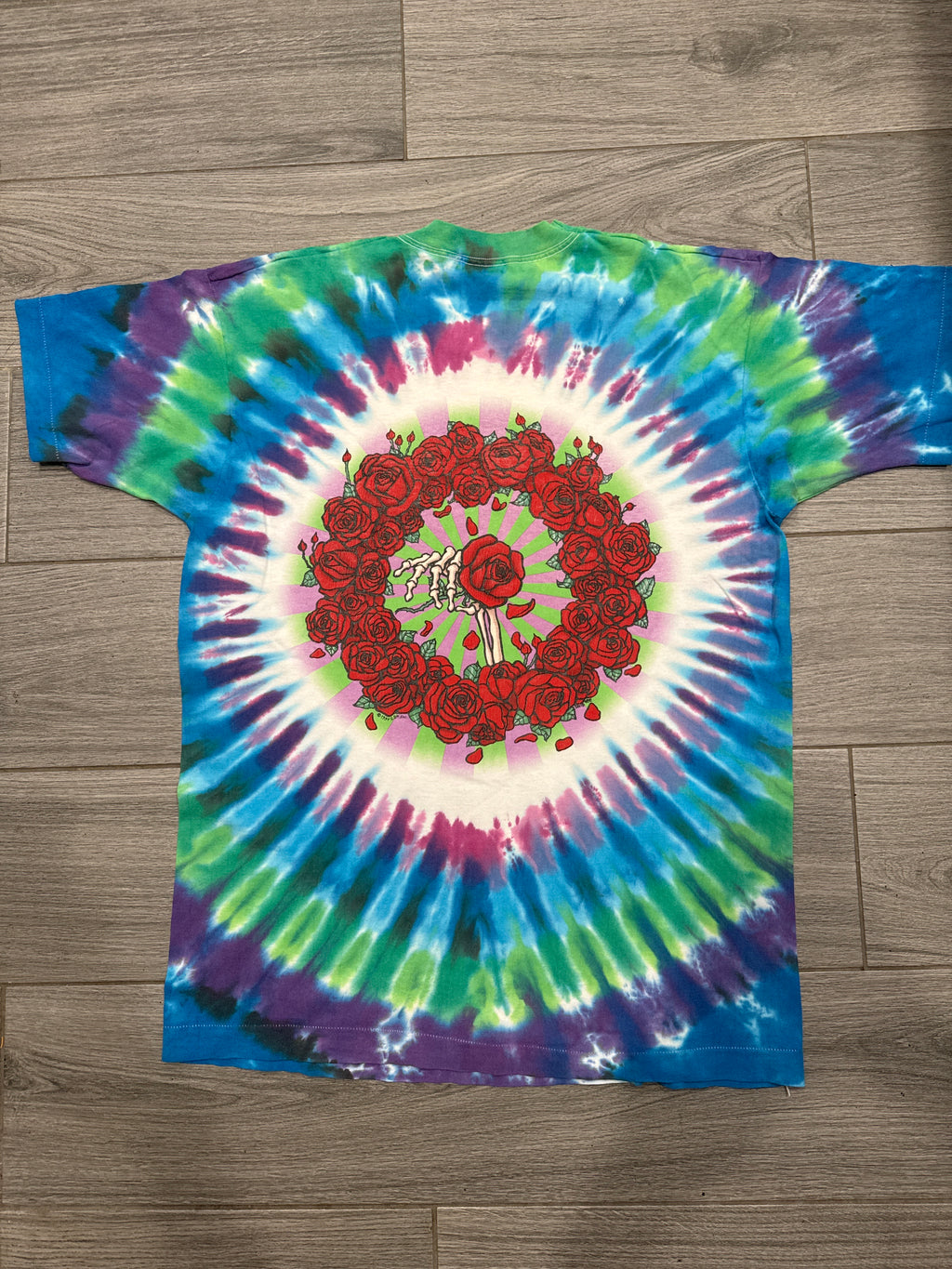 1993 Grateful Dead Boston Garden Tour September Tie Dye T-Shirt