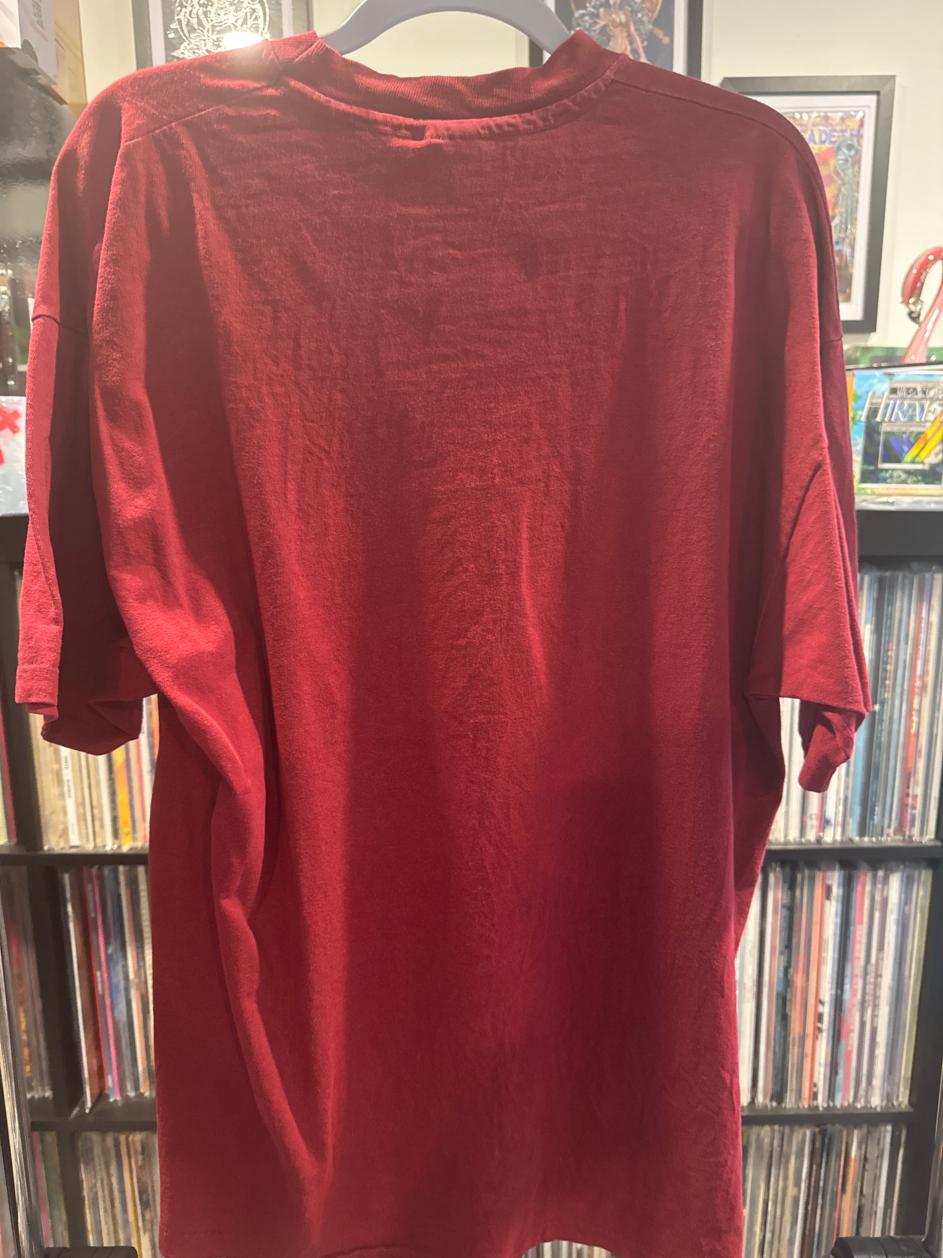 90s Better Than Ezra Alternative Single Stitch Maroon XL Motorbike Hanes Beefy