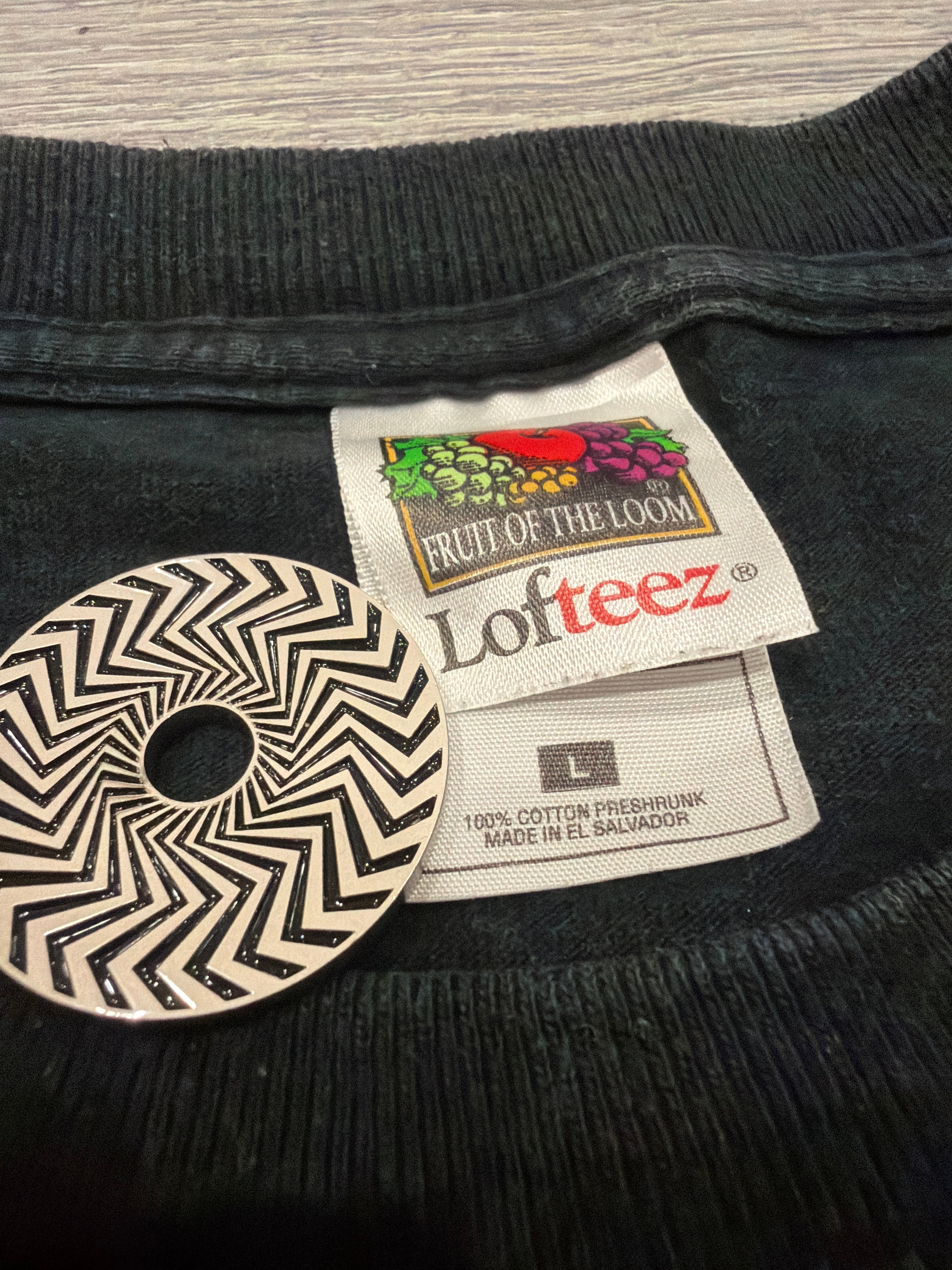 00s Powerpuff Girls Movie Promo Cartoon Network Large Black T-Shirt Large