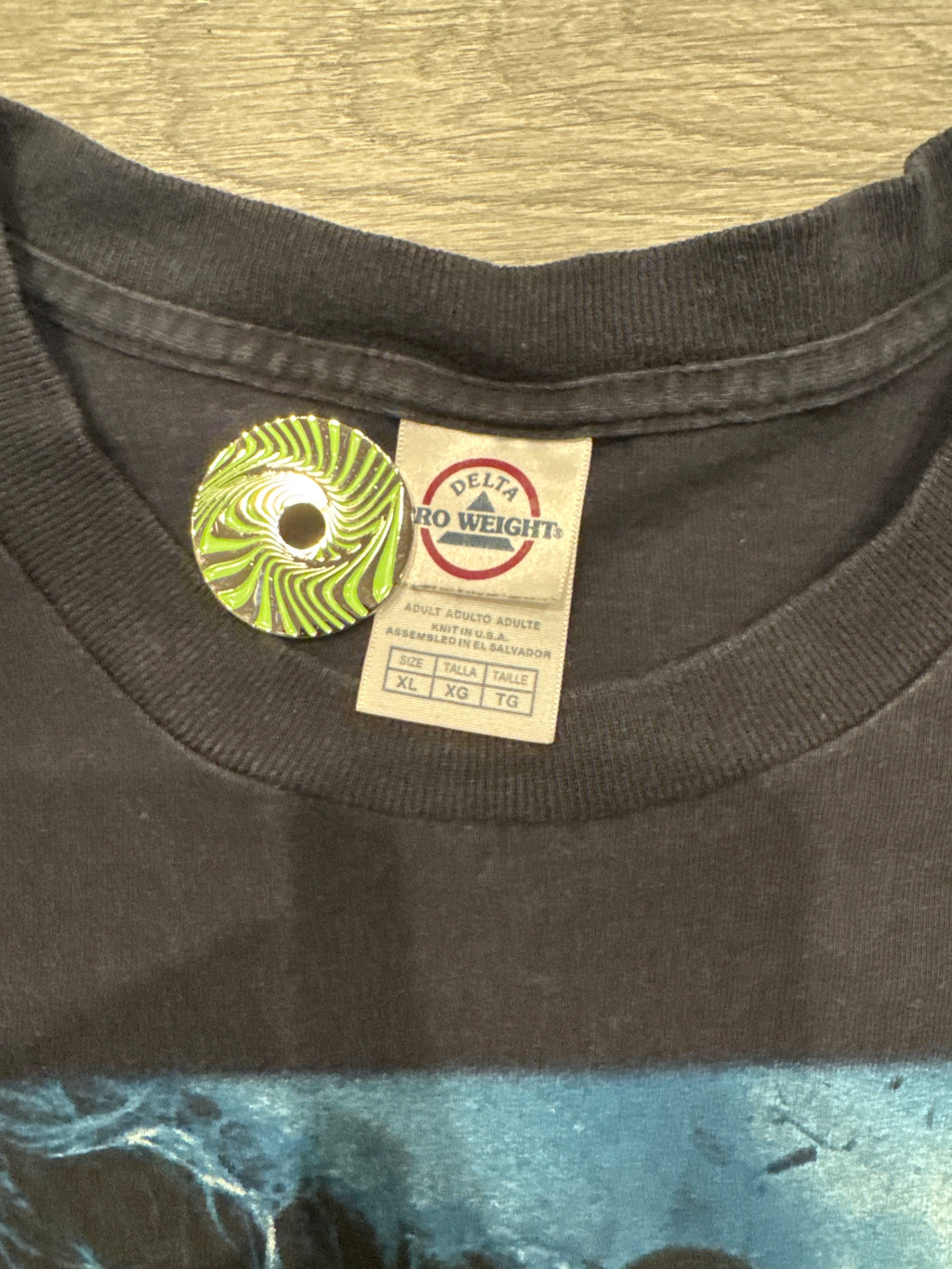 00s Heath Ledger Joker The Dark Knight Movie Promo Black T-Shirt XL