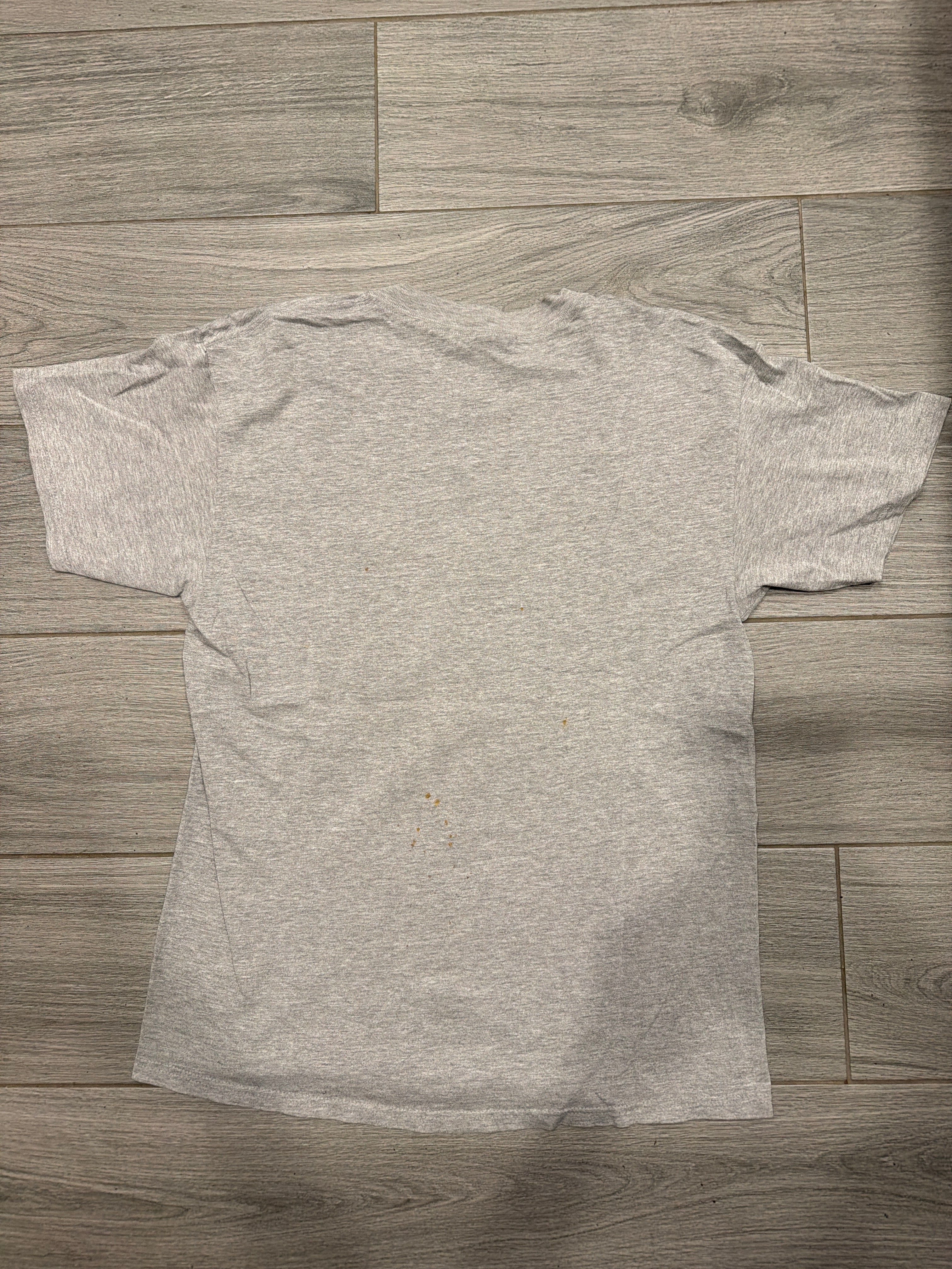 00s Spitfire Skateboard Wheels Grey Box Logo Large T-Shirt