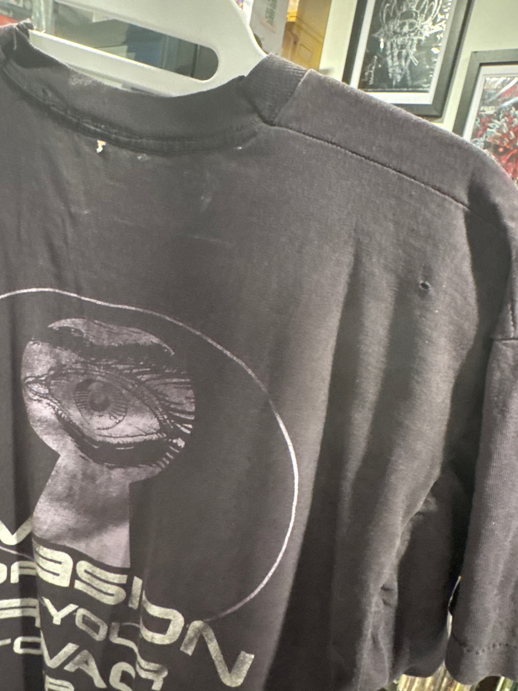 1985 Ratt Invasion of Your Privacy Tour Shirt Black Large