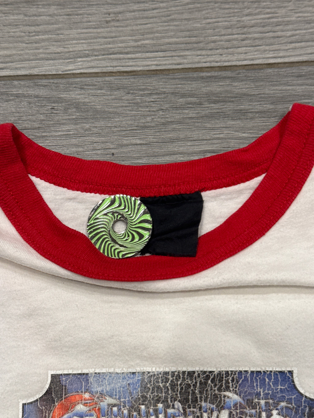 90s Thundercats Cartoon Promo Red/White Ringer Changes Large