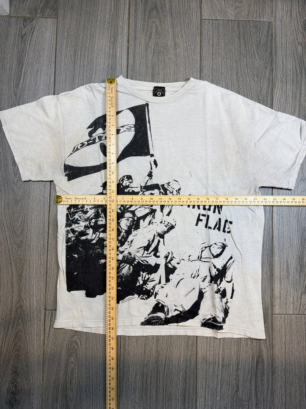 Wu-Tang Clan ‘Iron Flag’ RZA GZA Method Man White T-Shirt Medium