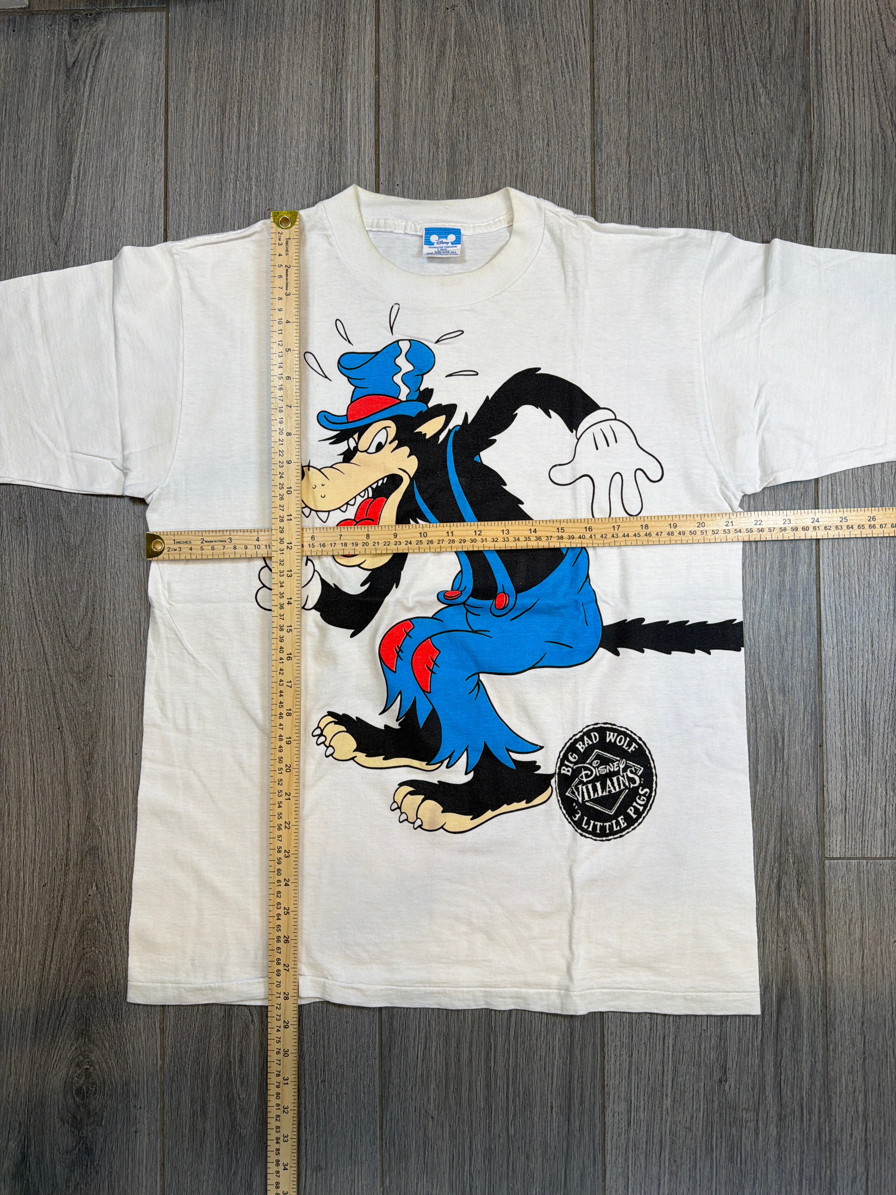 90s Big Bad Wolf Disney Villains AOP T-Shirt Large