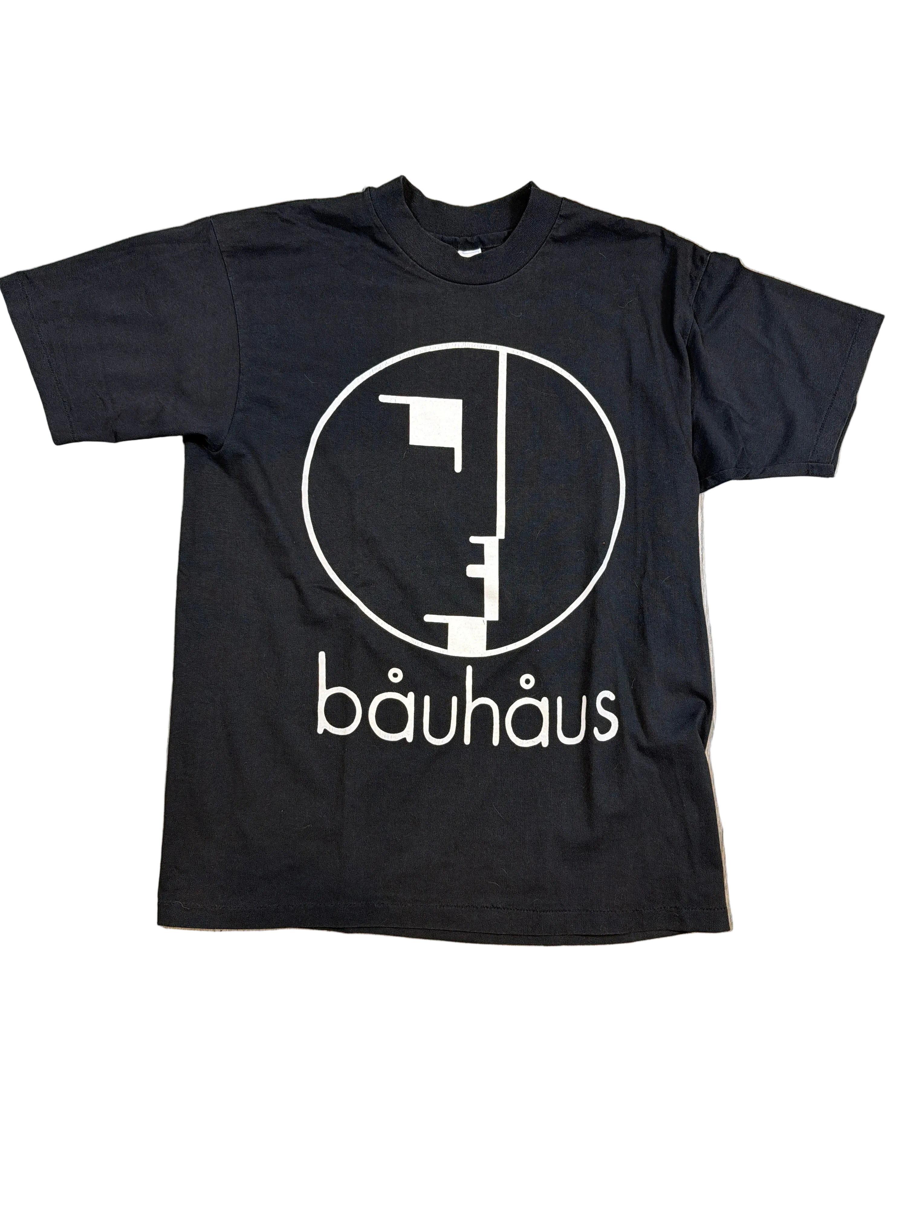90er Bauhaus Goth Rock Band Schwarz/Weiß T-Shirt Large