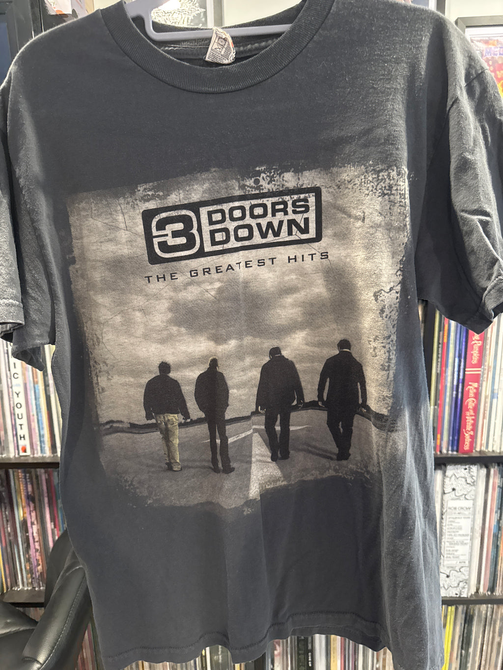 2014 3 Doors Down Greatest Hits Tour T Shirt Slate Blue M Alstyle