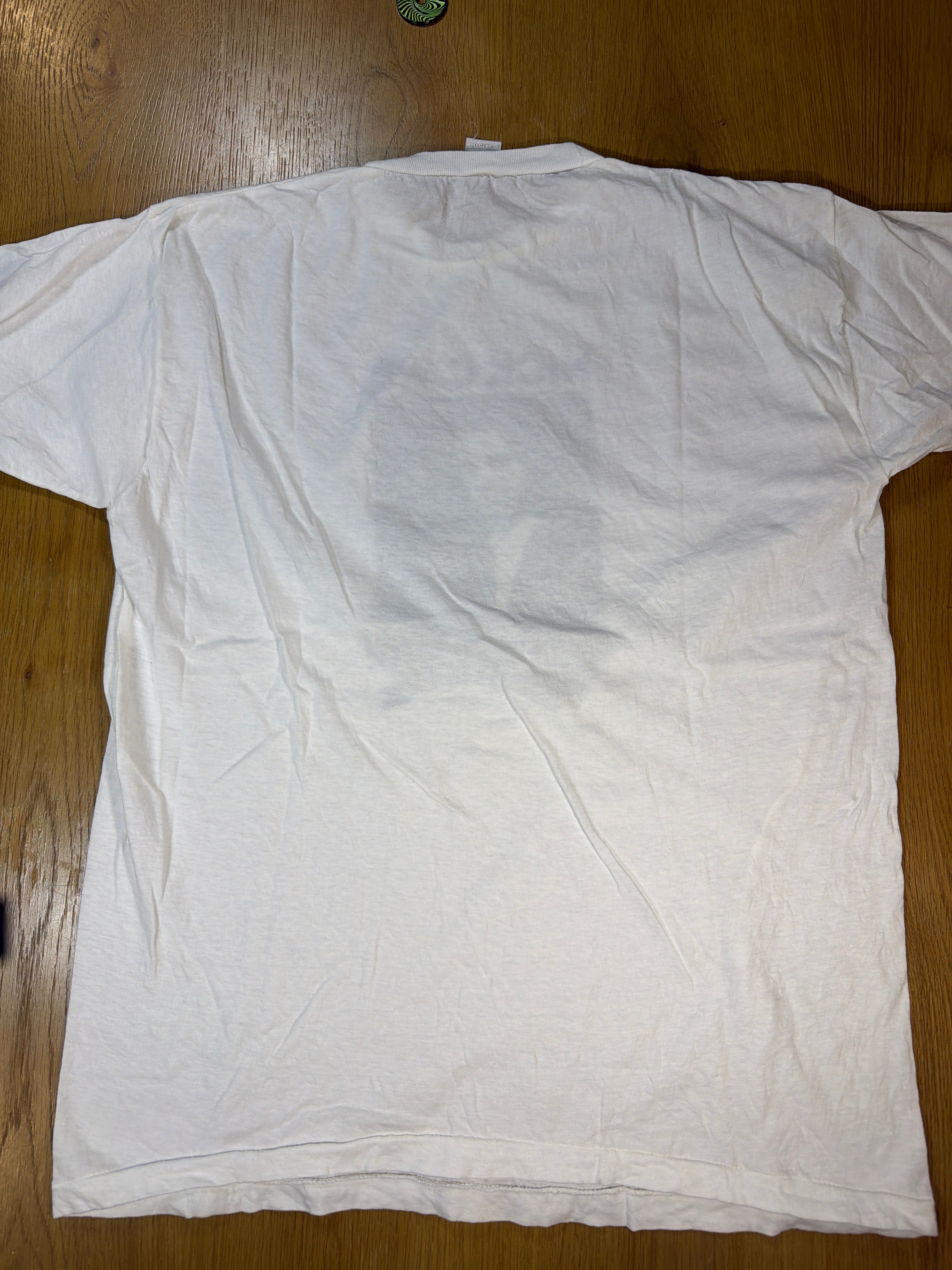 Nick Cave and the Bad Seeds 80s Vintage Goth Band White T-Shirt Large