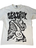 ilovepunx Punx Destroy White Punk T-Shirt Large
