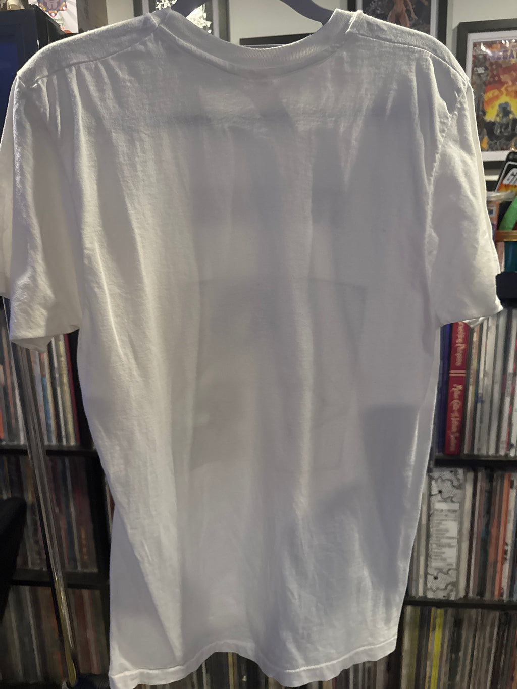 90s Sioxsie and the Banshees Nude Shirt M Hanes White