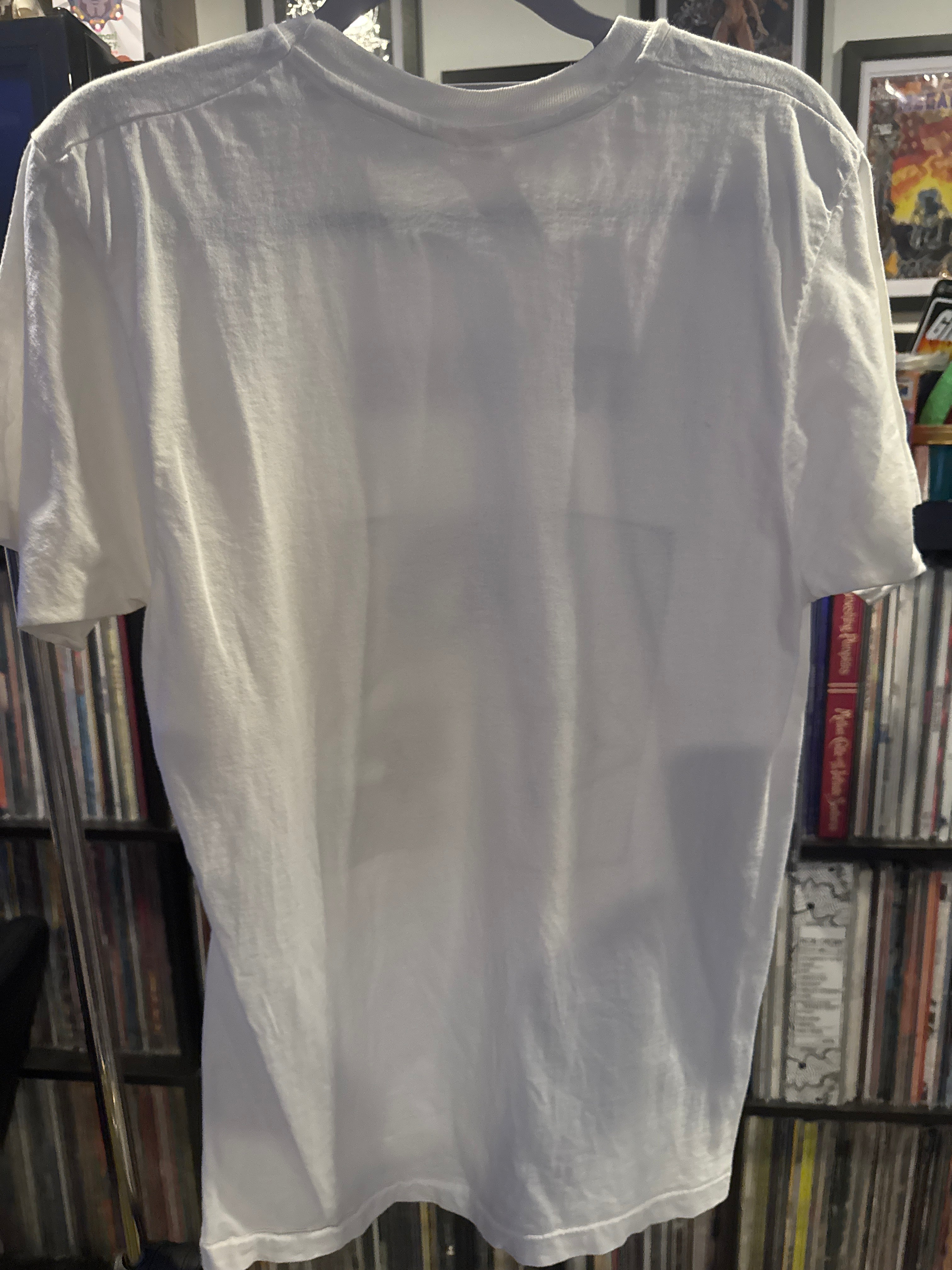 90s Sioxsie and the Banshees Nude Shirt M Hanes White