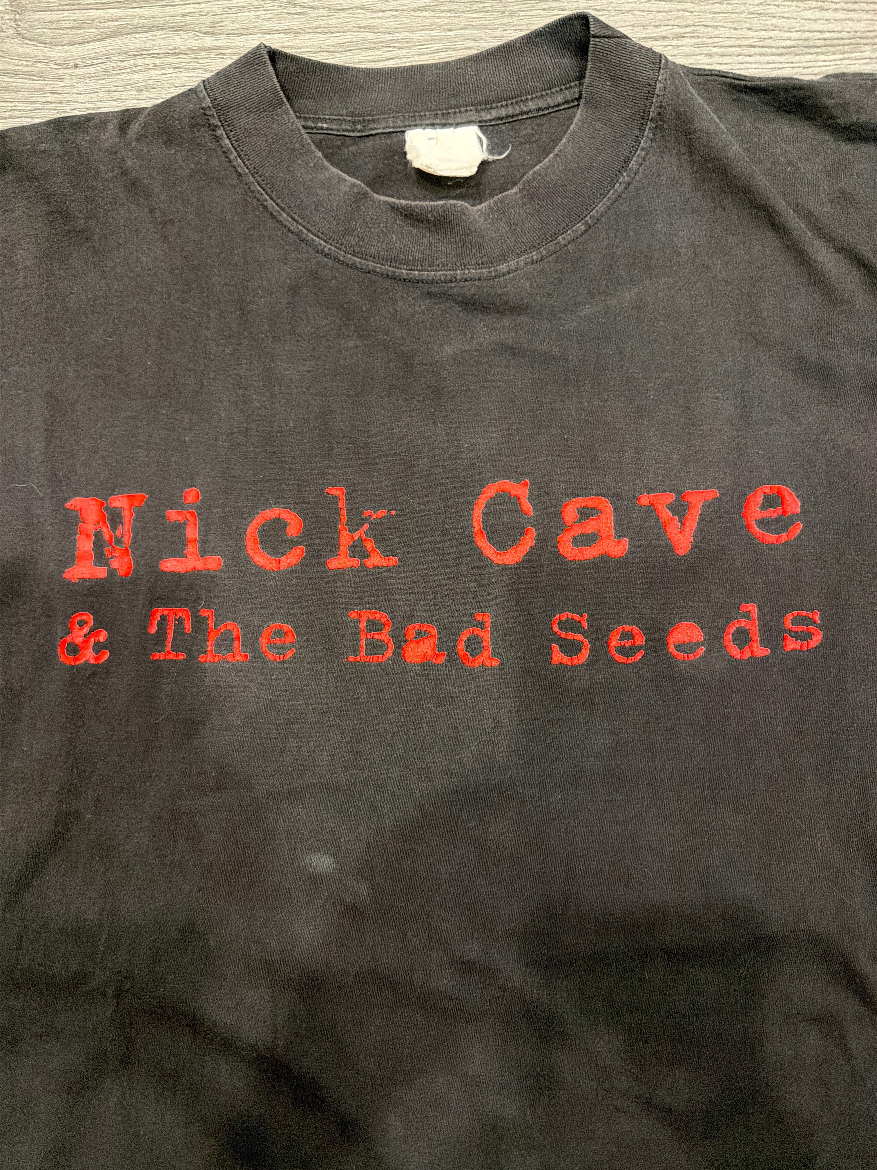 1994 Nick Cave and the Bad Seeds Tour Black T-Shirt XL