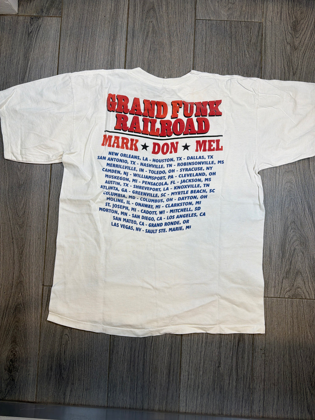 90s Grand Funk Railroad Tour T-Shirt Large