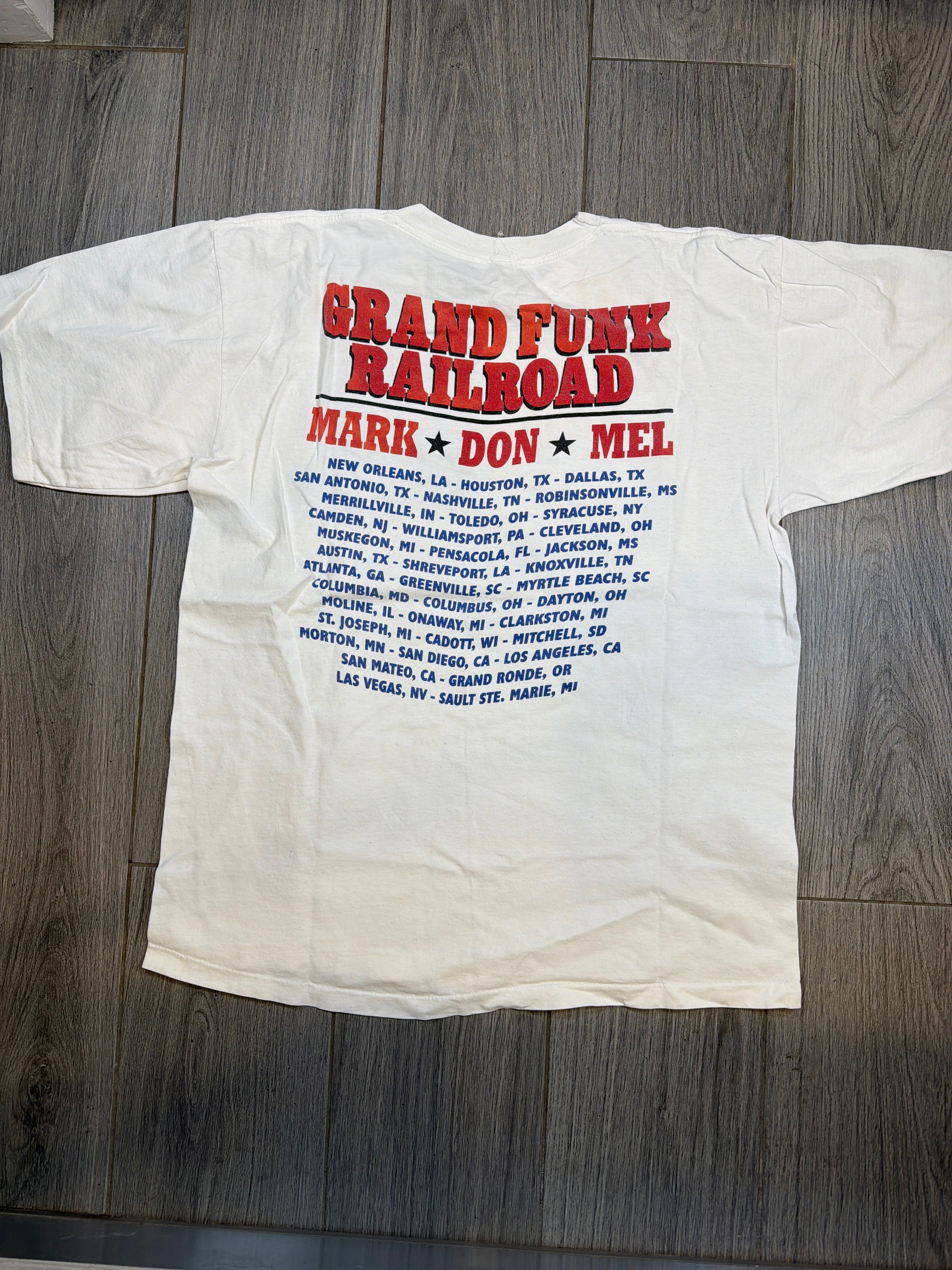 90s Grand Funk Railroad Tour T-Shirt Large