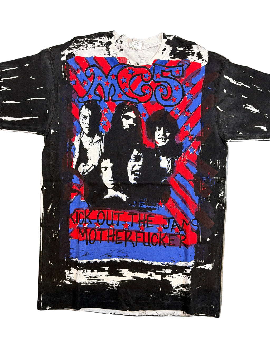 MC5 Kick Out The Jams 1996 AOP Bootleg White T-Shirt XL