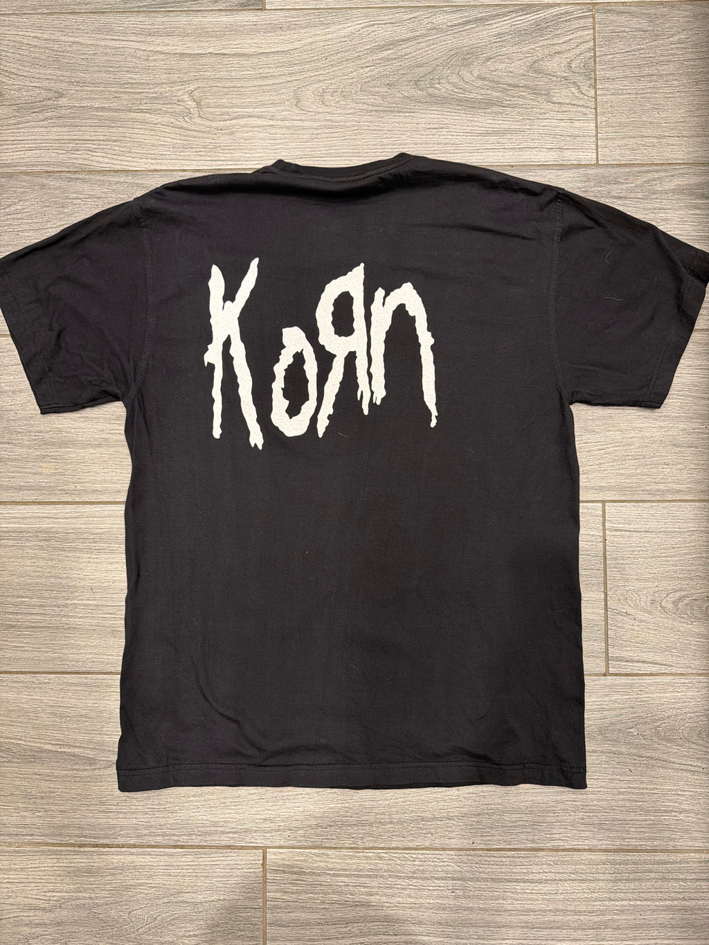 Korn Mexican Bootleg Follow The Leader Black T-Shirt Large