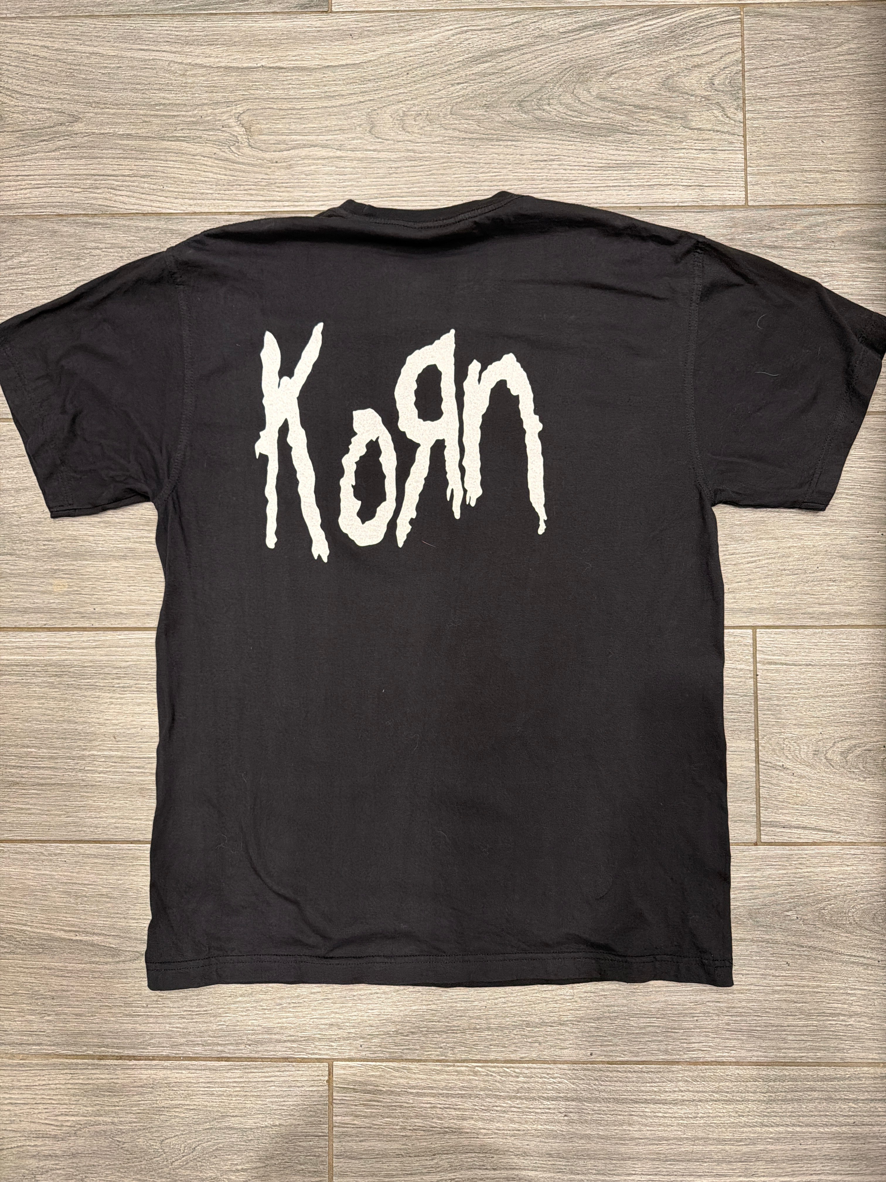 Korn Mexican Bootleg Follow The Leader Black T-Shirt Large