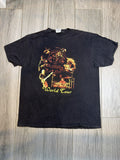 1997 Aerosmith Nine 9 Lives Tour Pink Black T-Shirt XL