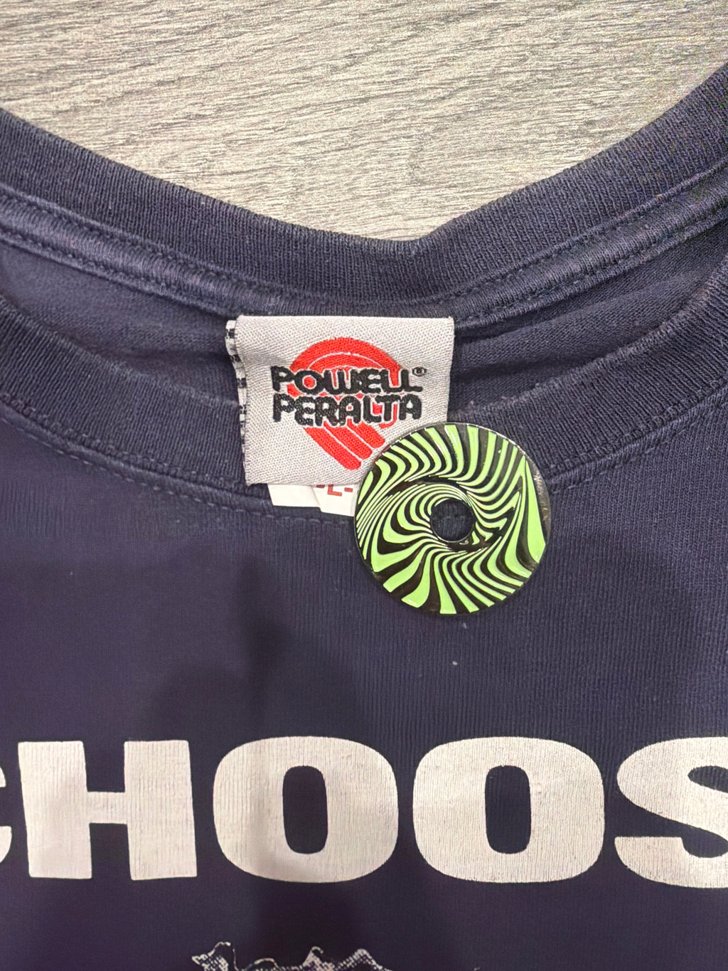 00s Powell Peralta Two Headed Goat Lamb Art Blue T-Shirt Large