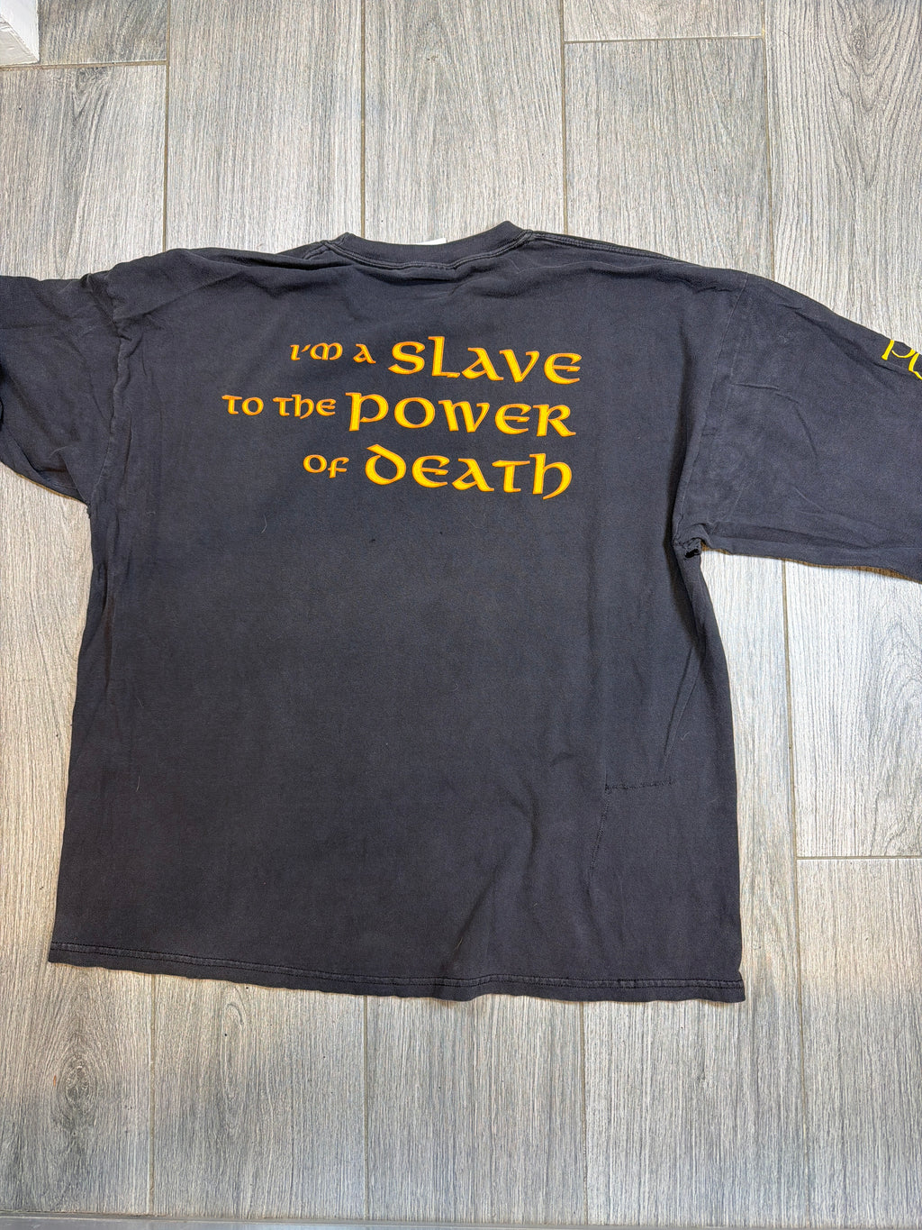 2004 Iron Maiden Power Slave Long Sleeve Black T-Shirt