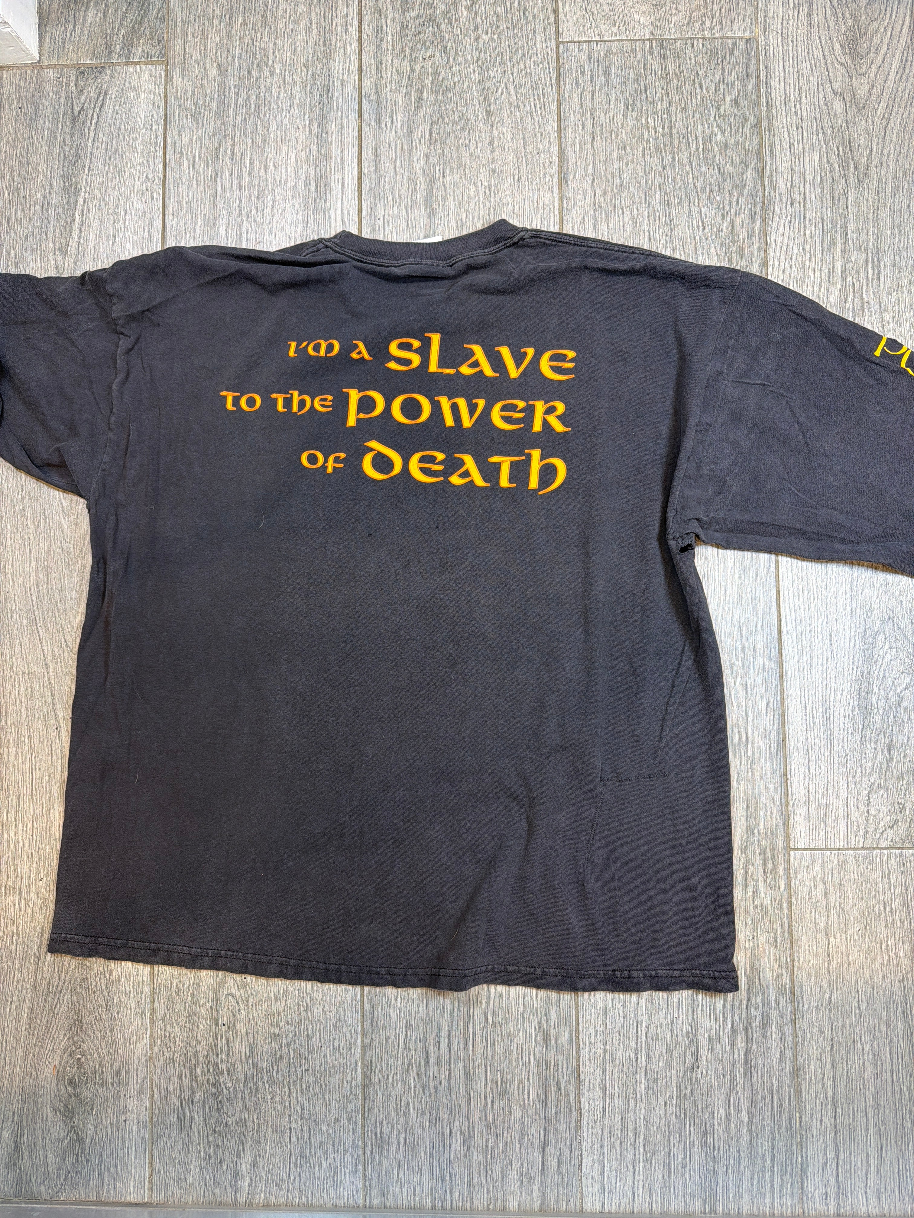 2004 Iron Maiden Power Slave Long Sleeve Black T-Shirt