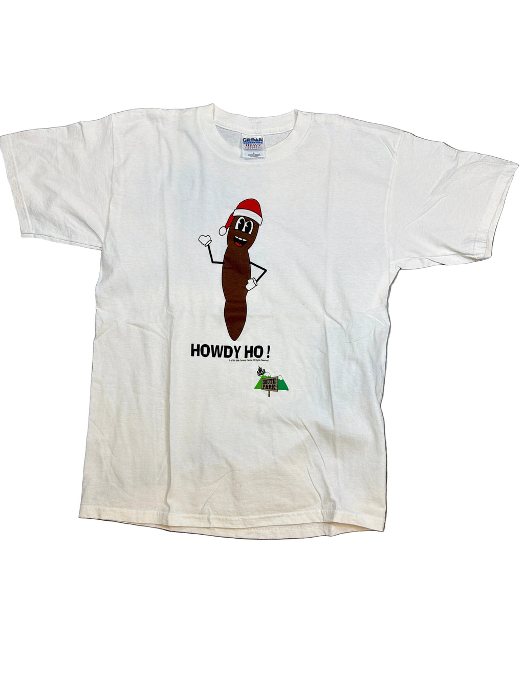 1998 Mr Hankey South Park Christmas T-Shirt Large