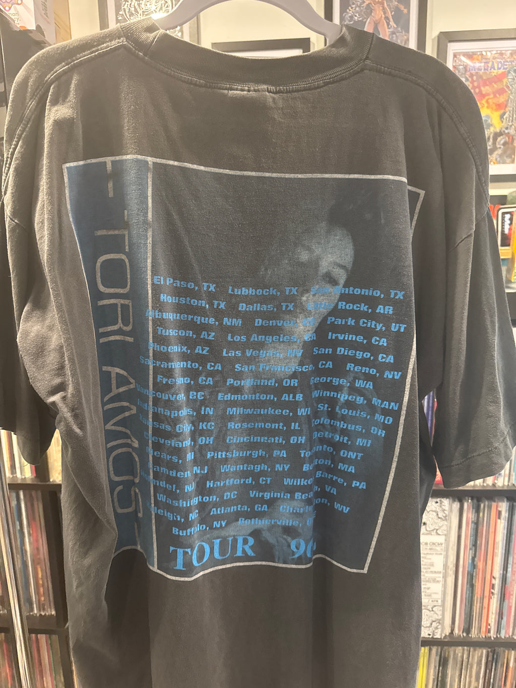 1996 Tori Amos Tour Faded Single Stitch Ritz XL T Shirt