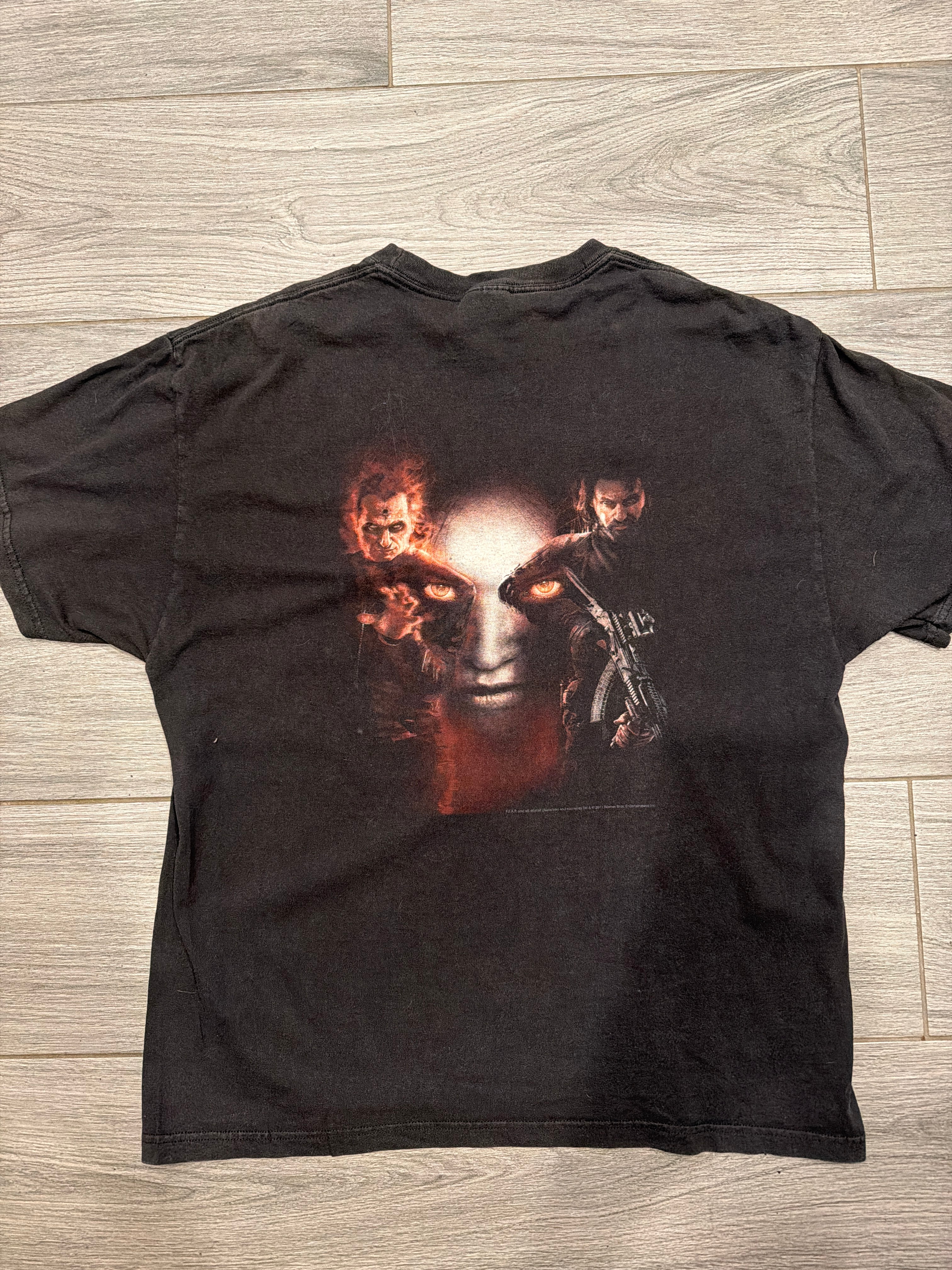 2011 Fear F.E.A.R. 3 Video Game Promo Black T-Shirt Large