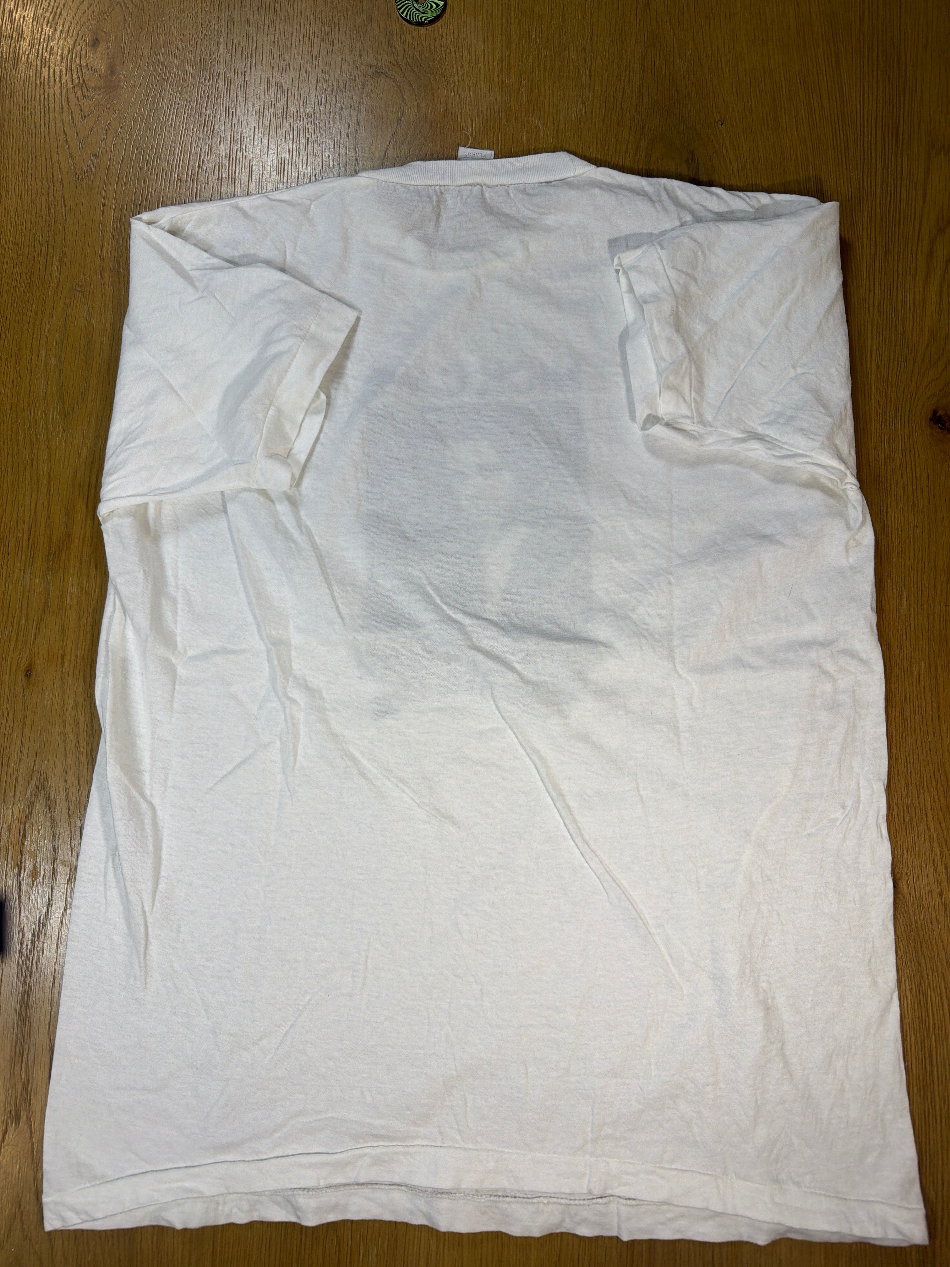 Nick Cave and the Bad Seeds 80s Vintage Goth Band White T-Shirt Large