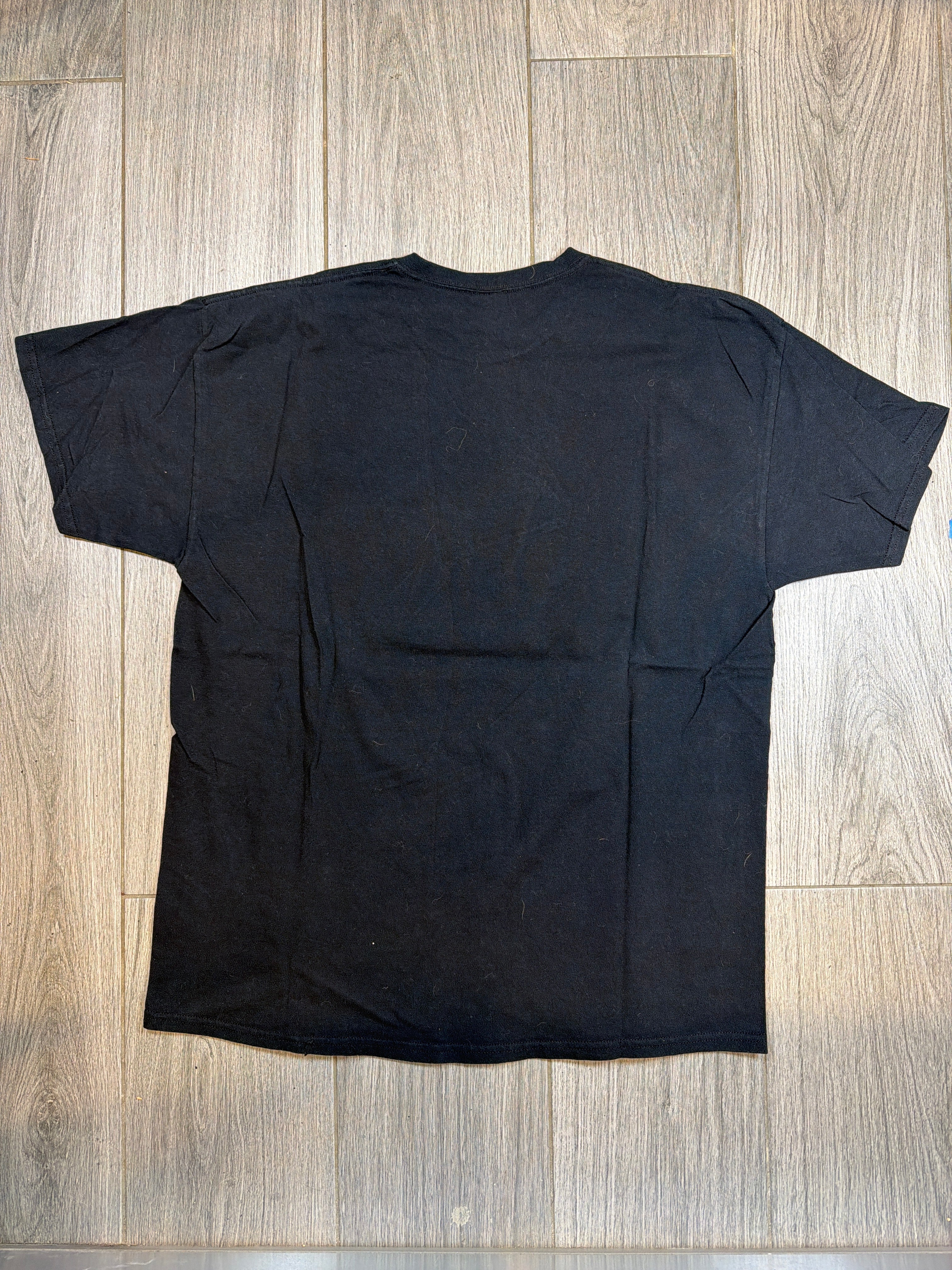 Y2K Johnny Cash - Middle Finger Black T-Shirt XL