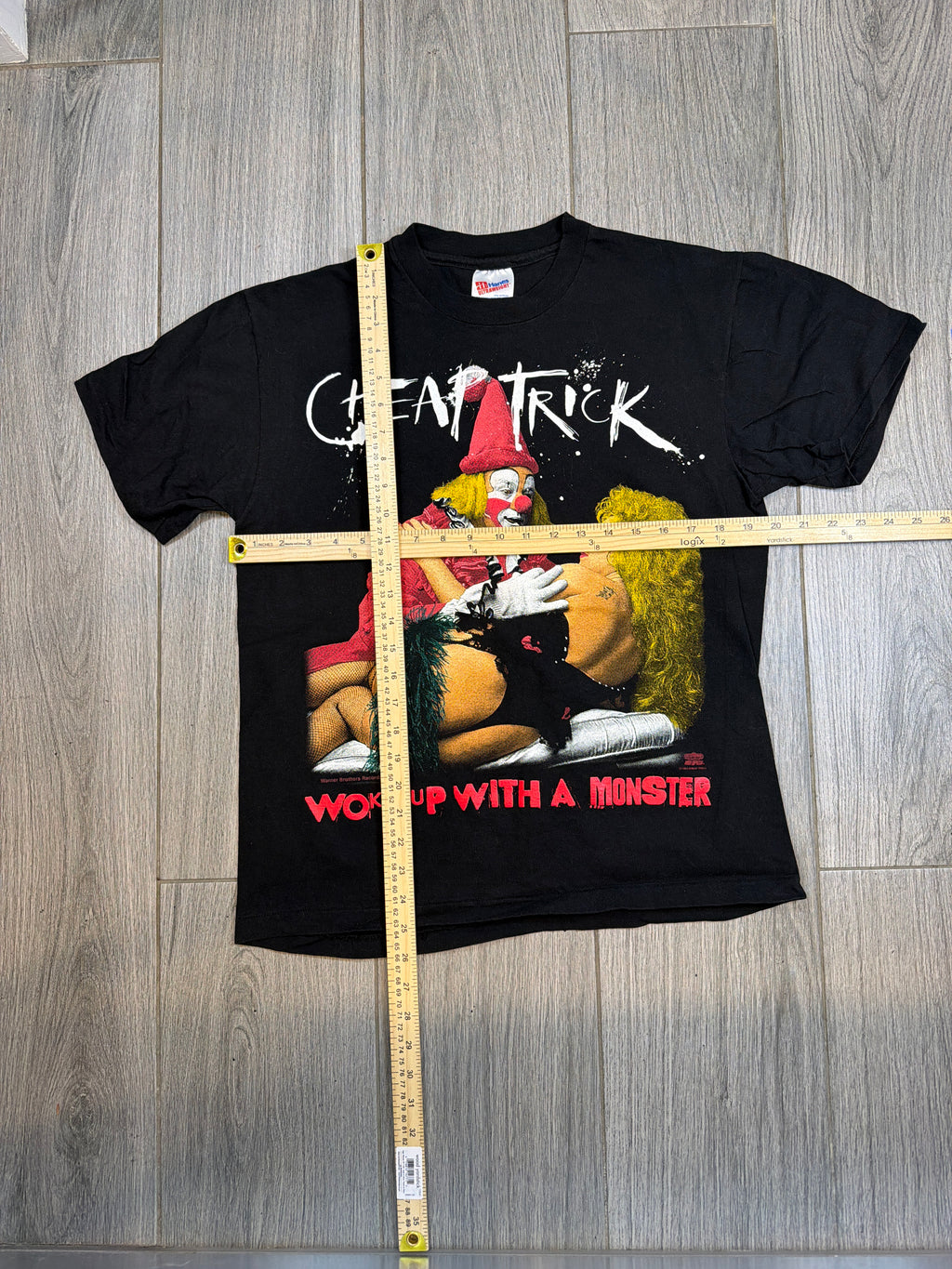 1994 Cheap Trick 'Woke Up With a Monster' T-Shirt Hanes Large