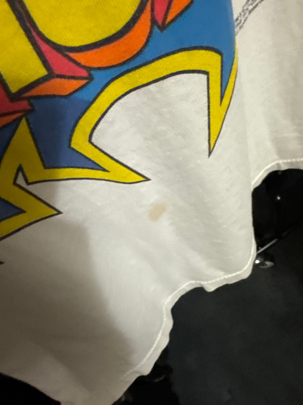 1994 The Tick Stop Your Evil Ways XL White T Shirt Double Sided