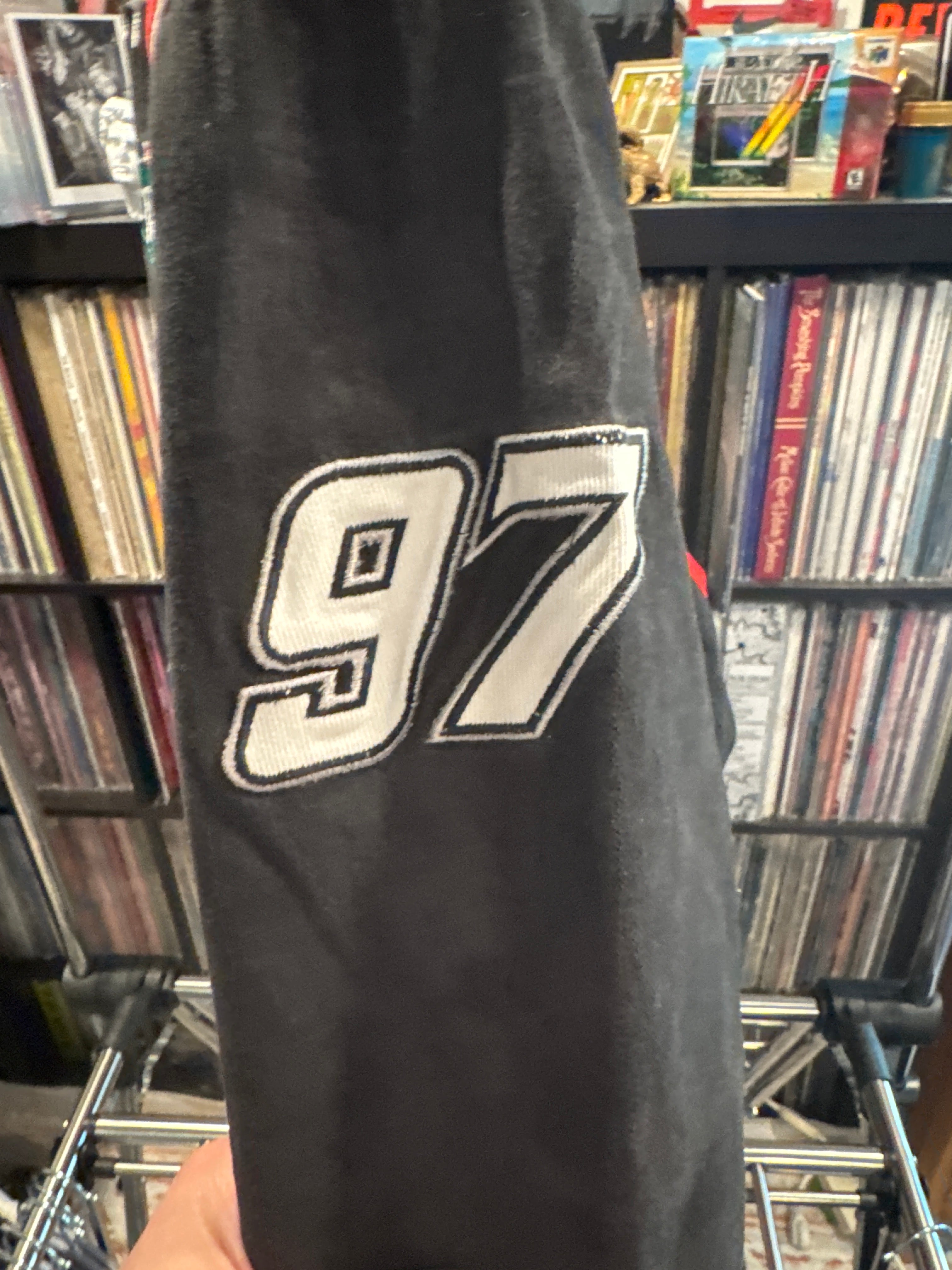 Vintage JH Design Racing Jacket XL Great Wear Kurt Busch Red Black