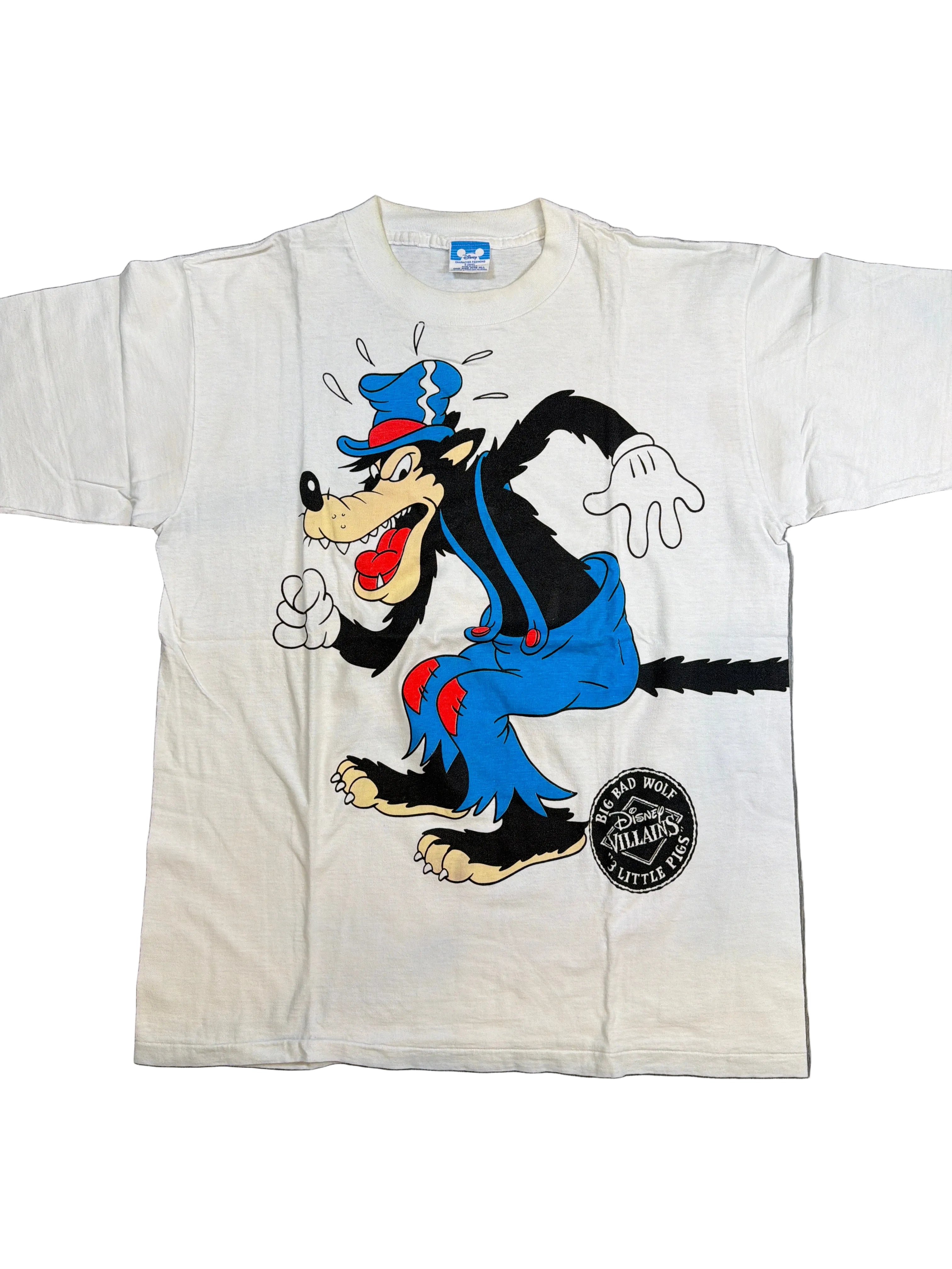 90s Big Bad Wolf Disney Villains AOP T-Shirt Large