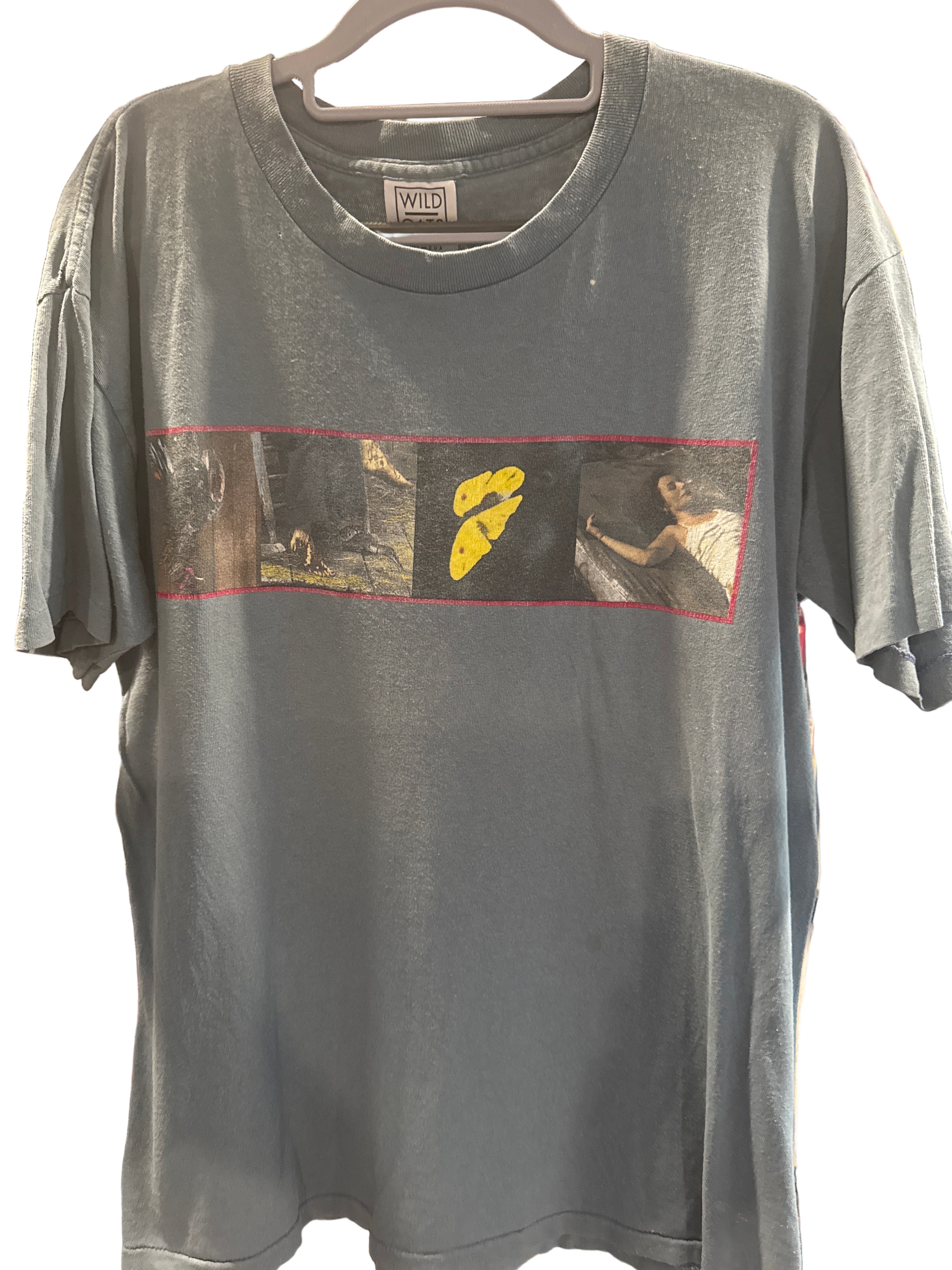 1996 Tori Amos Dew Drop Inn Tour Wild Oats Large Blue Single Stitch T-Shirt